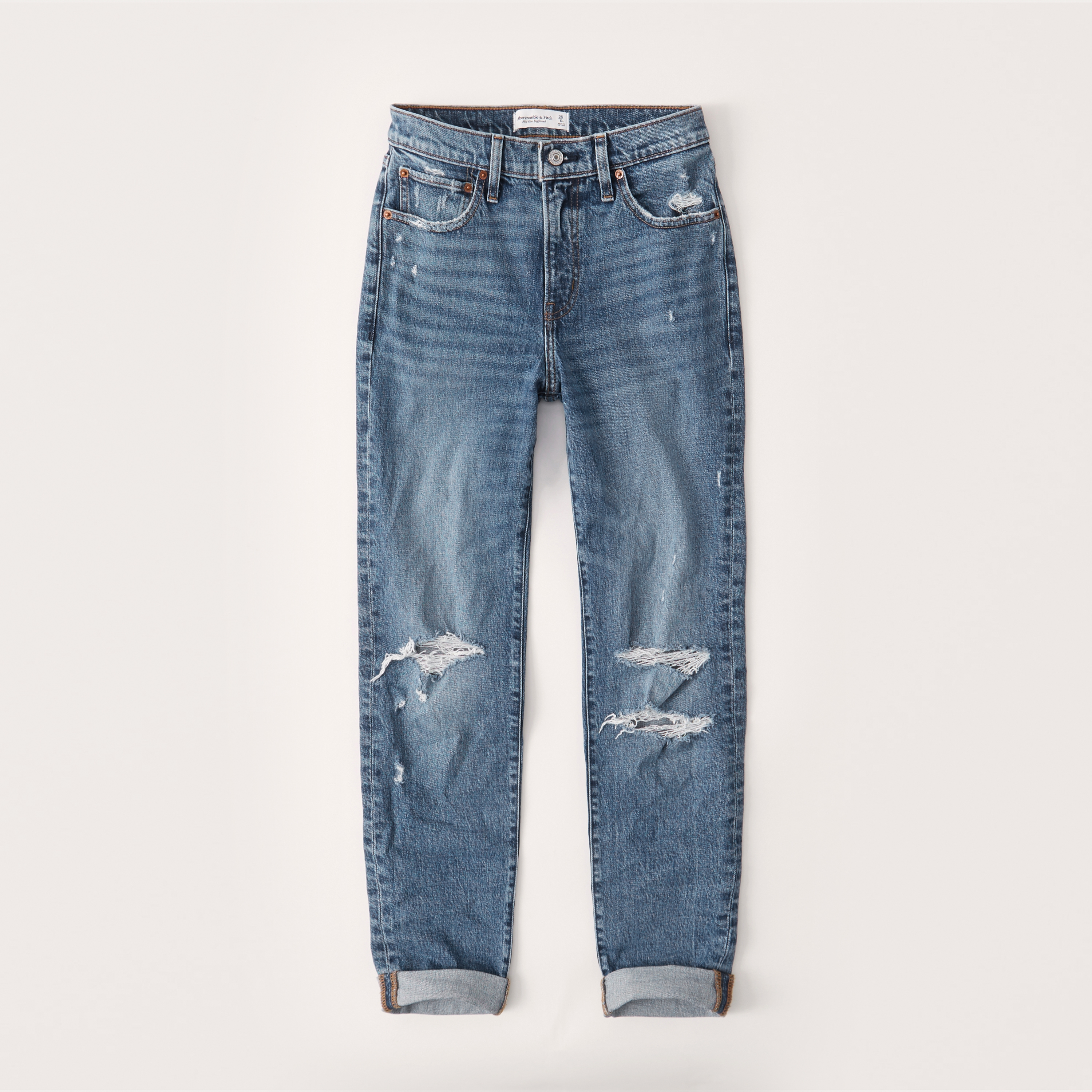 abercrombie & fitch low rise jeans