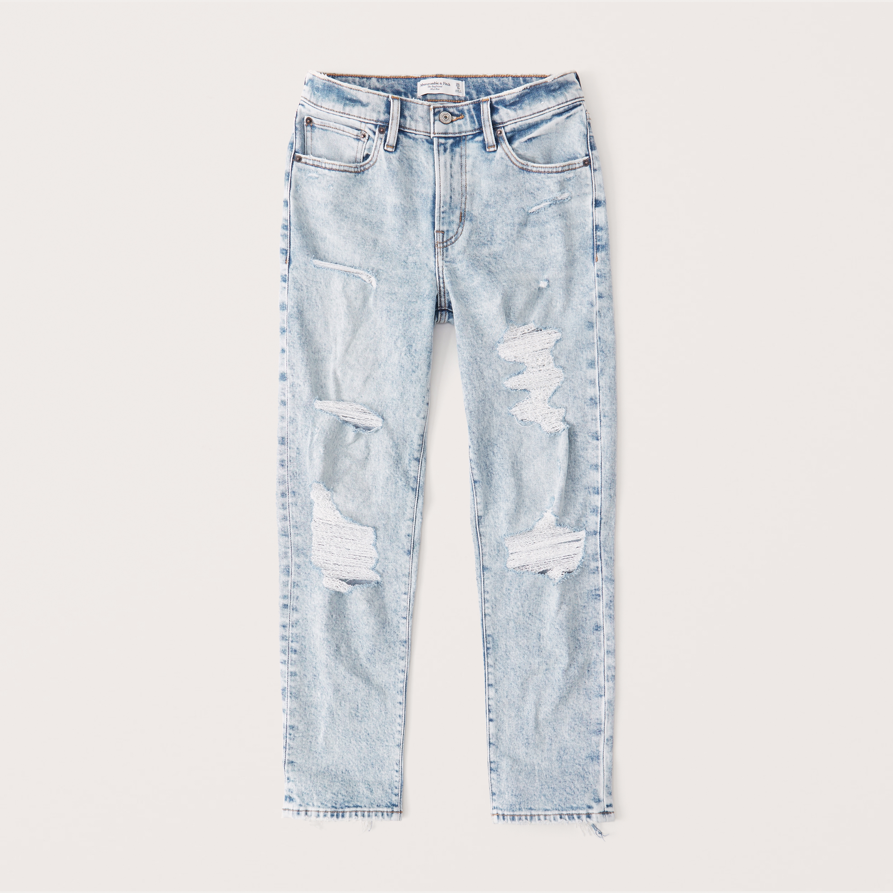 Women's Mid Rise Boyfriend Jeans 