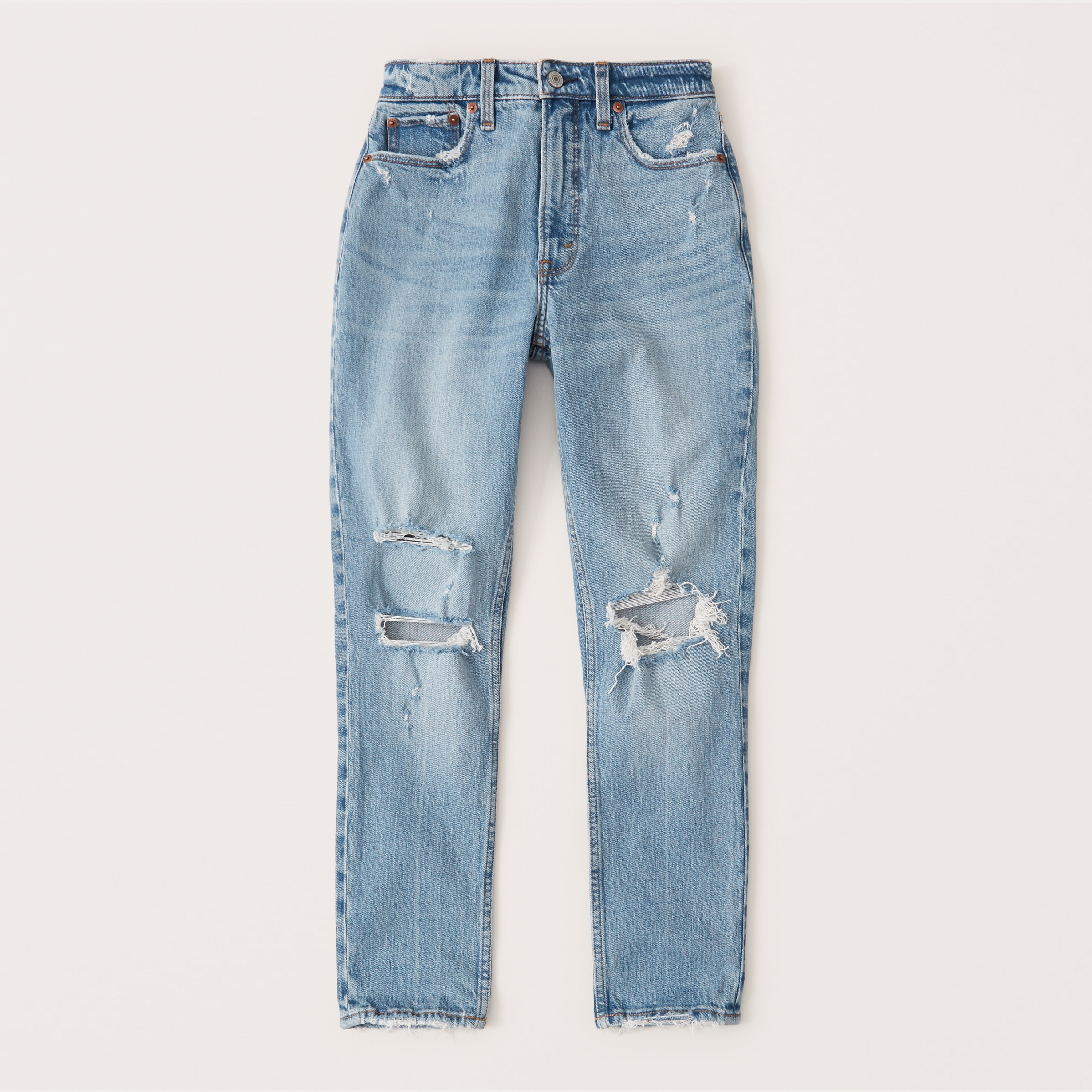 abercrombie high rise slim jeans