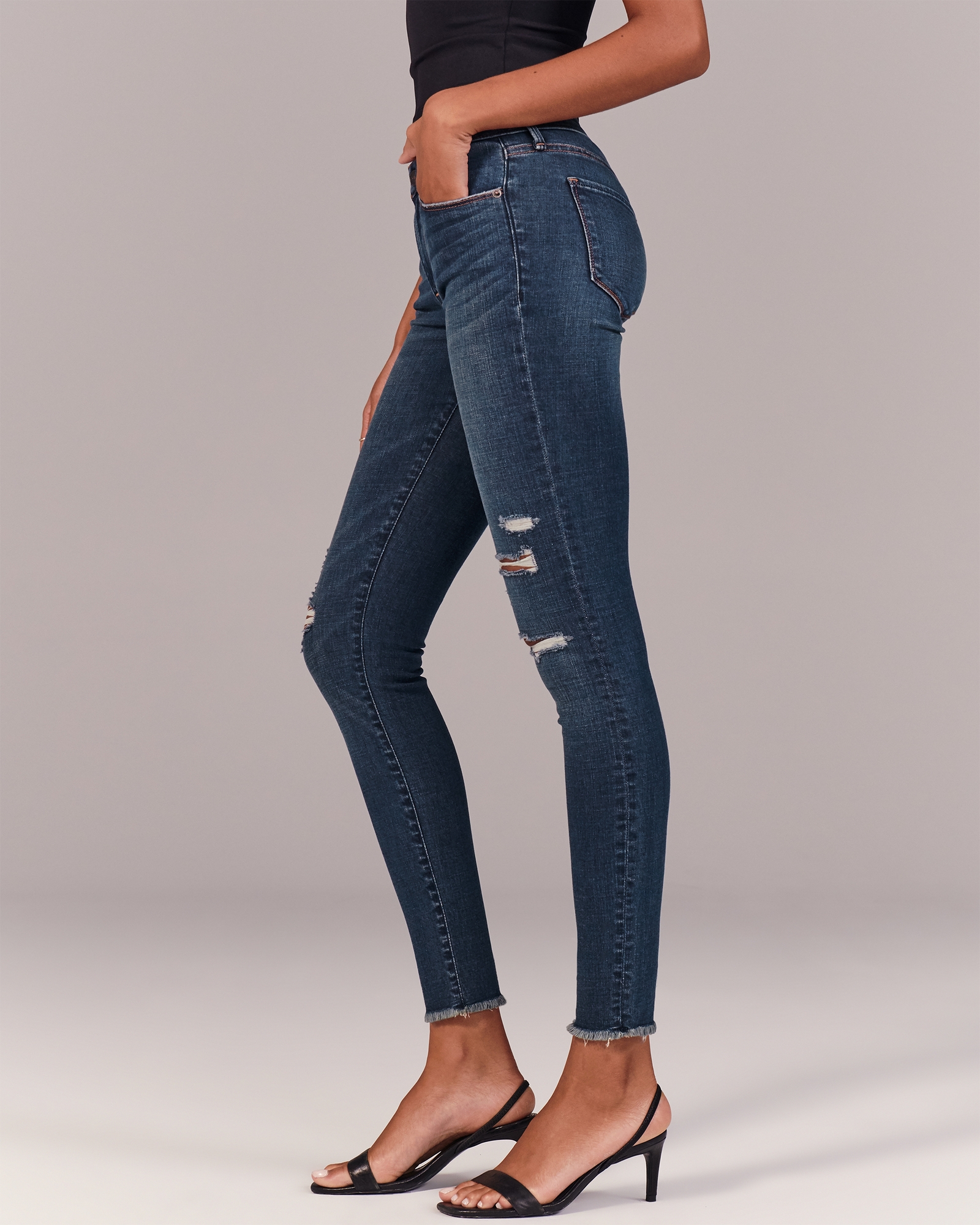 Mid Rise Super Skinny Jeans