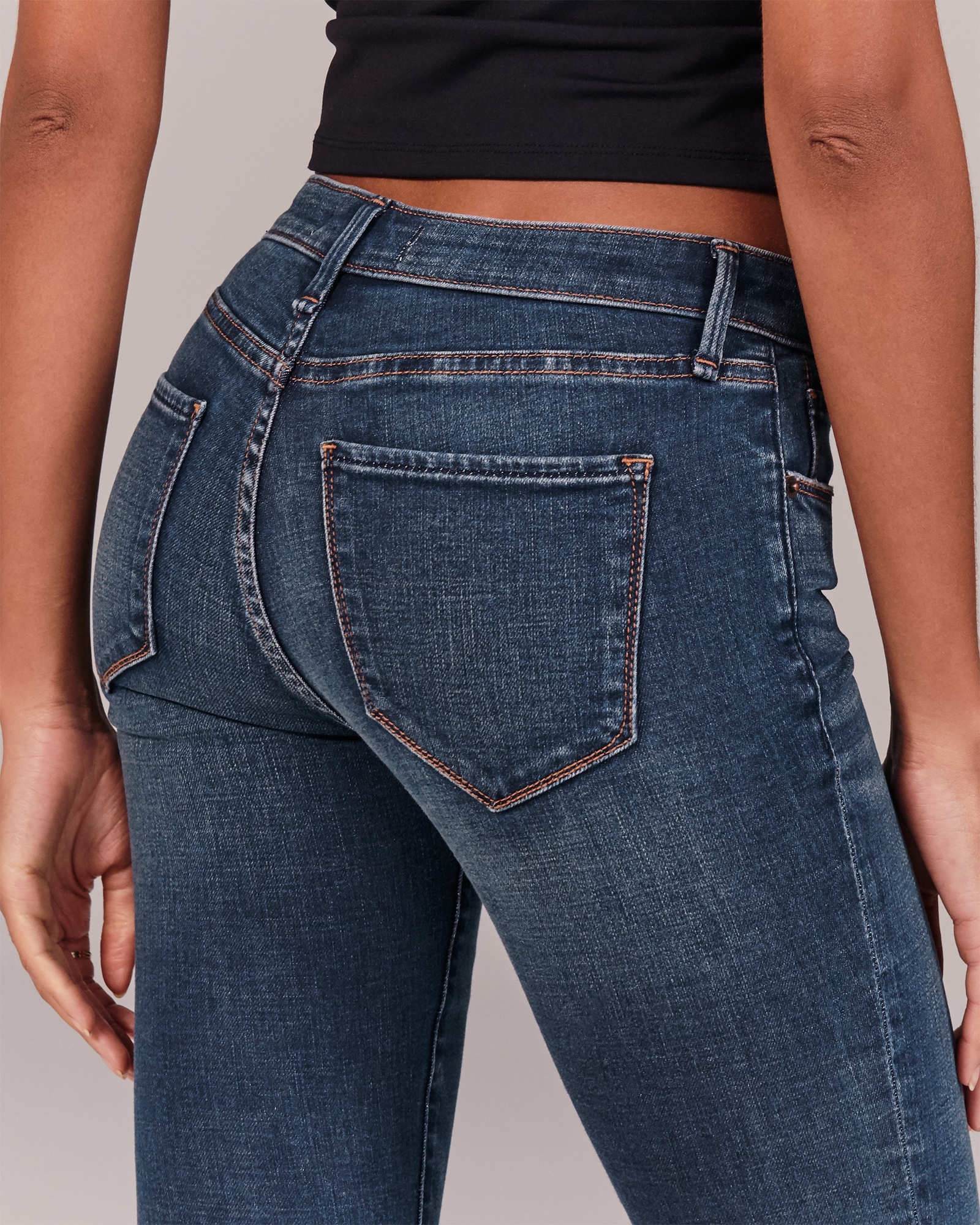 Mid Rise Super Skinny Jeans