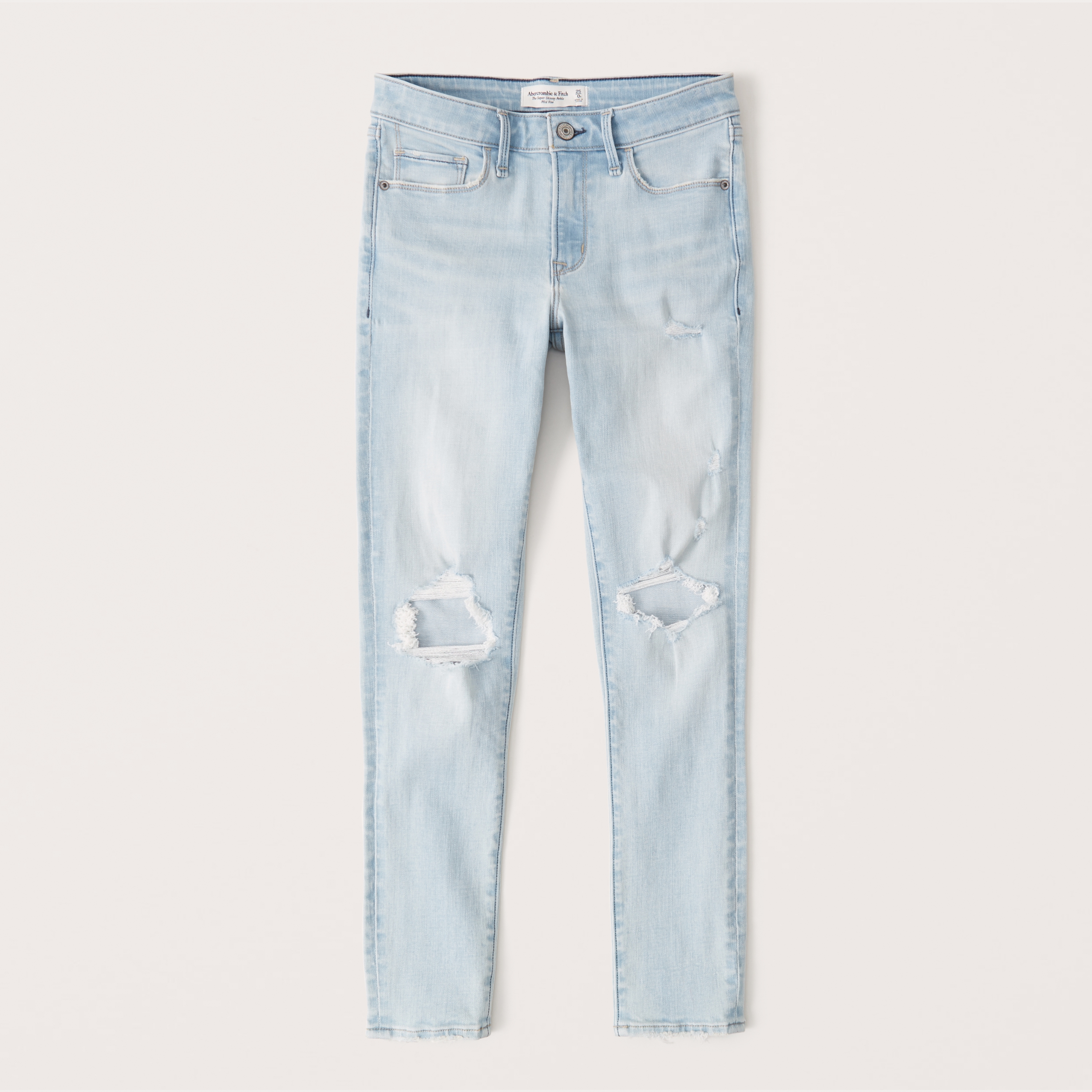 distressed knee jeans men