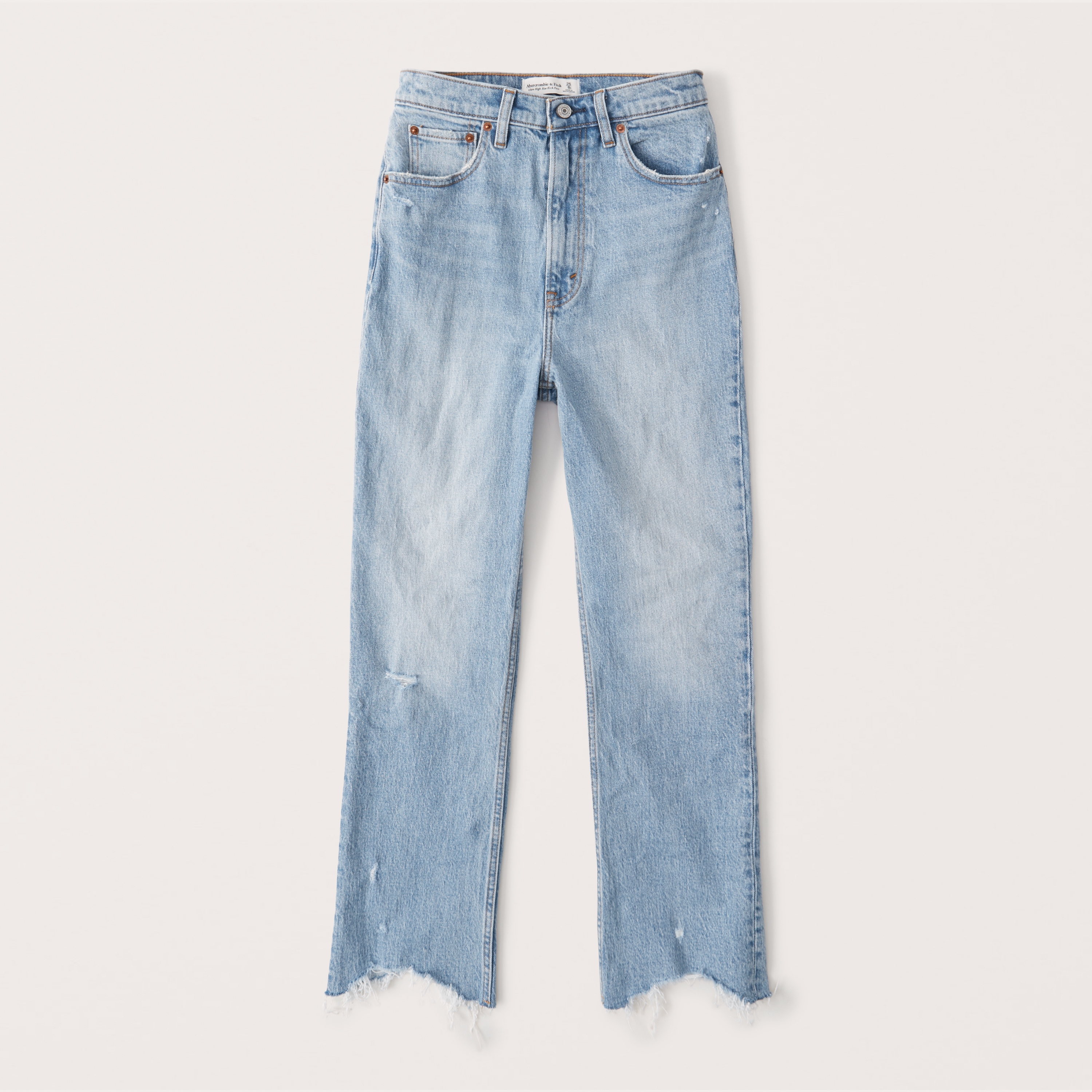 kick flare high ankle jeans