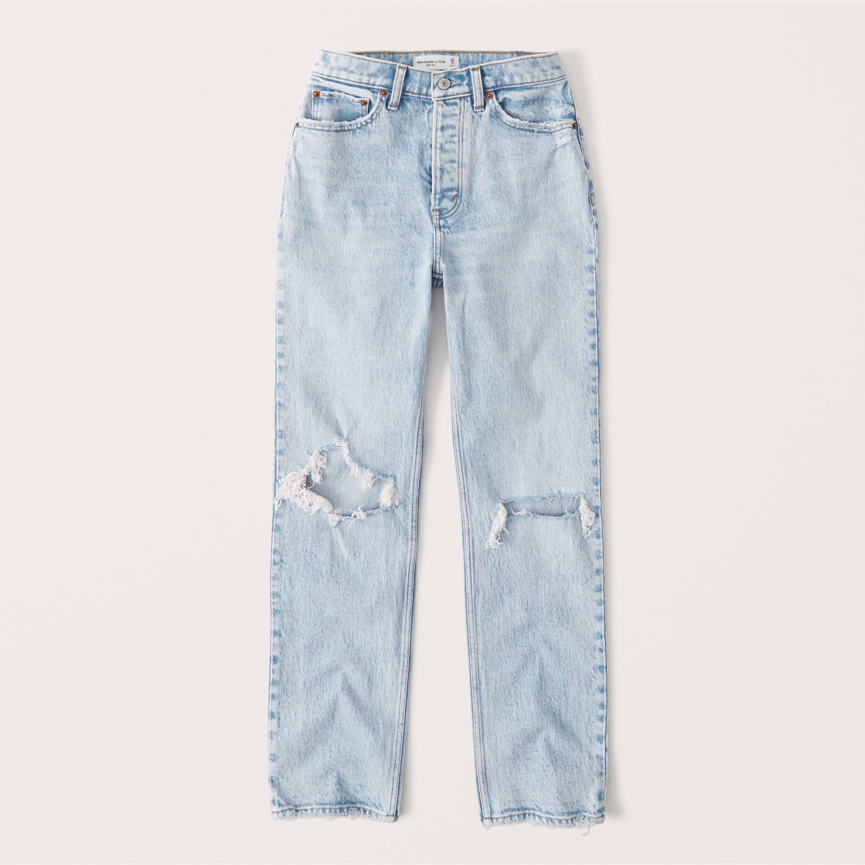 high rise dad jeans