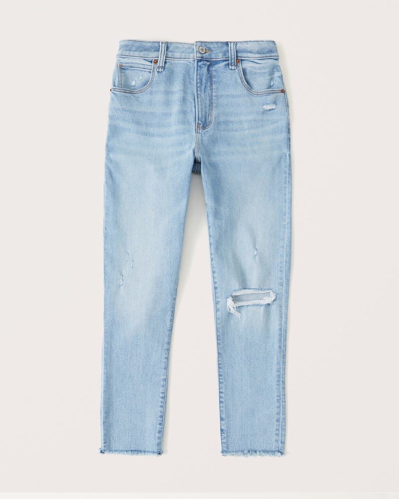 Tall Essential Mid-Rise Super-Skinny Ankle Jeans - Medium Wash