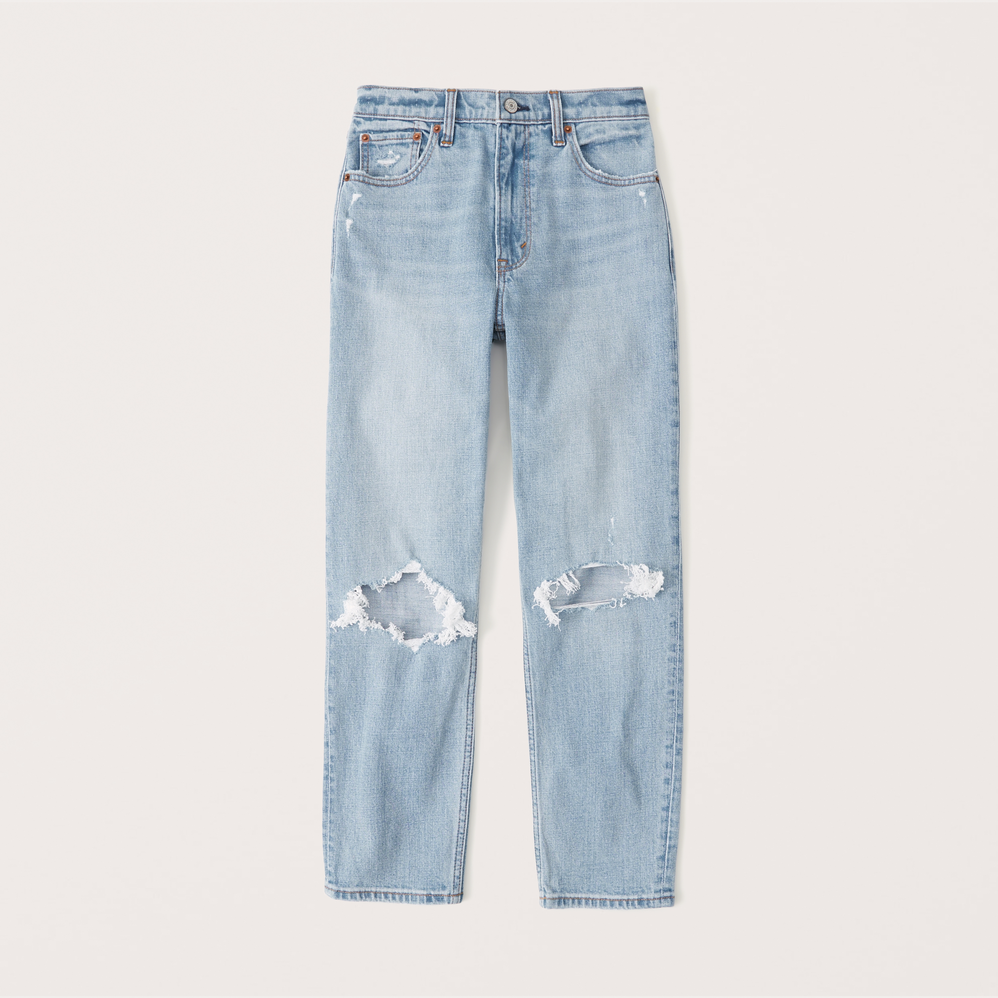 abercrombie high rise ankle mom jeans