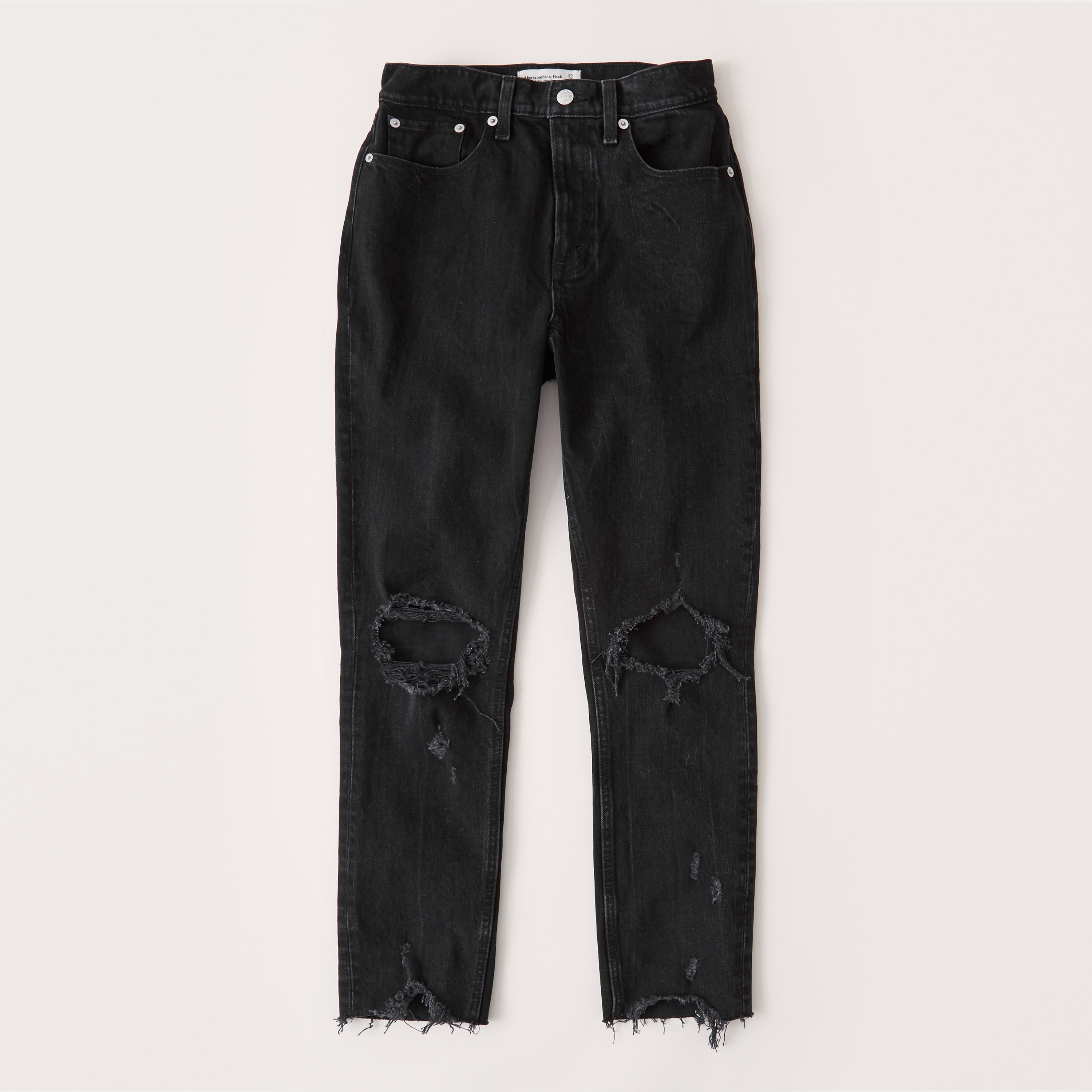 black ripped jeans abercrombie