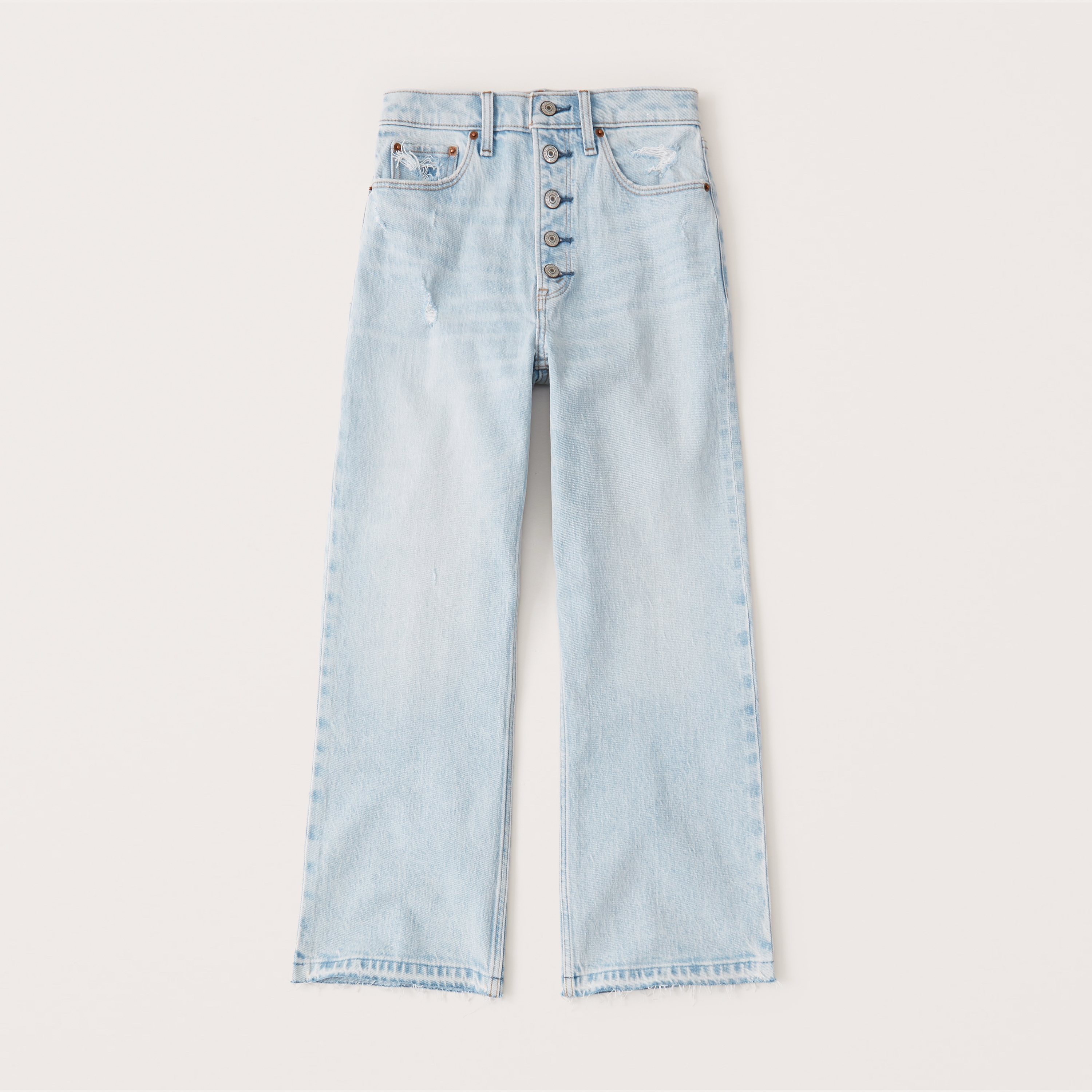 wide leg high rise cropped jeans