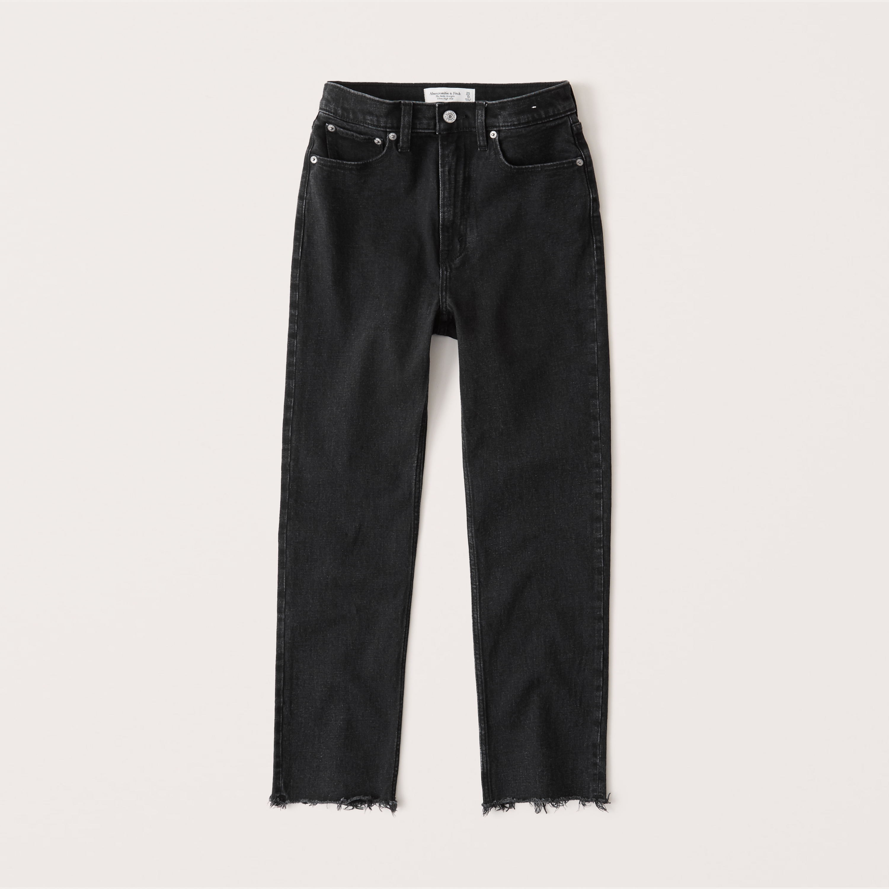 abercrombie ultra high rise ankle straight jeans