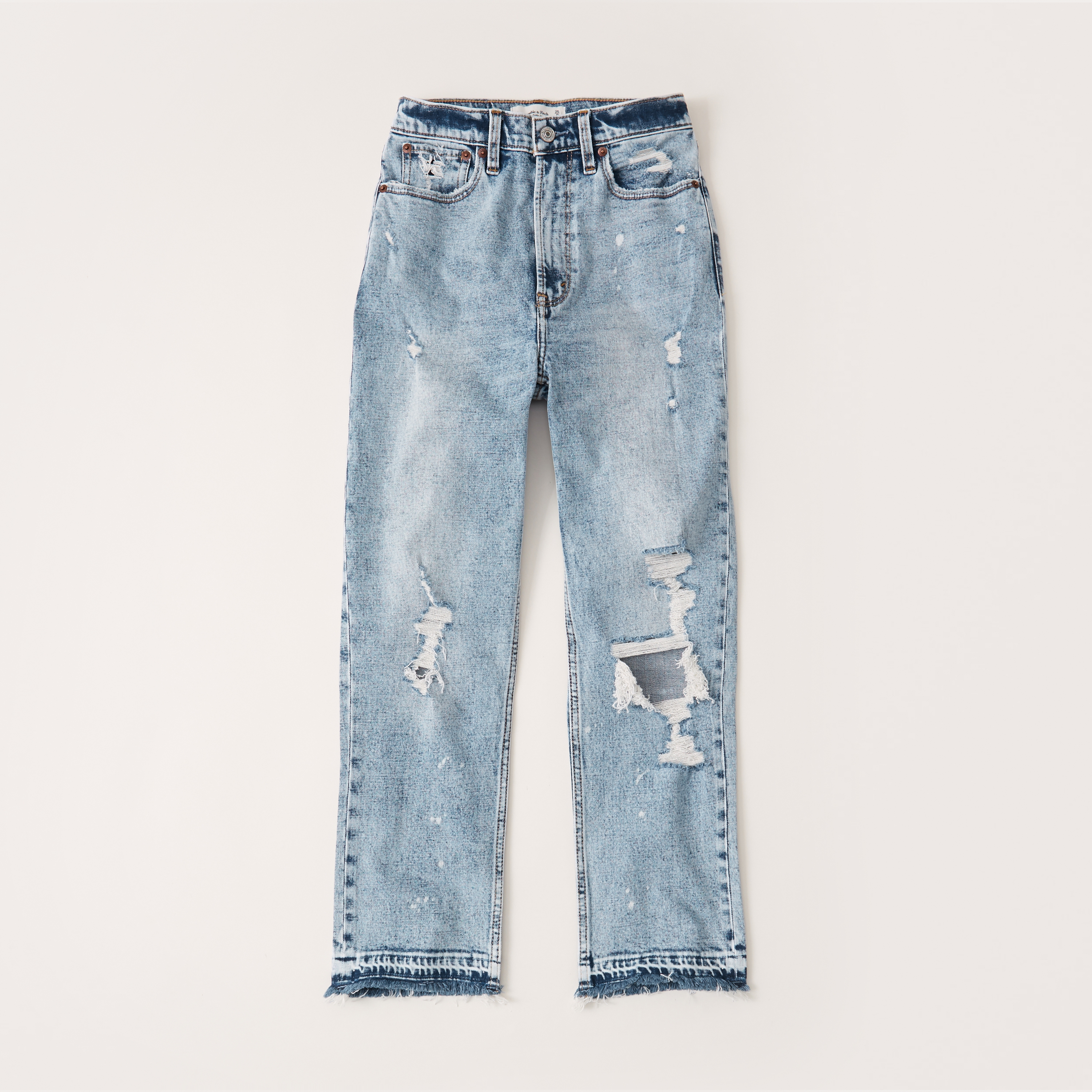 abercrombie fitch ultra high rise straight jeans