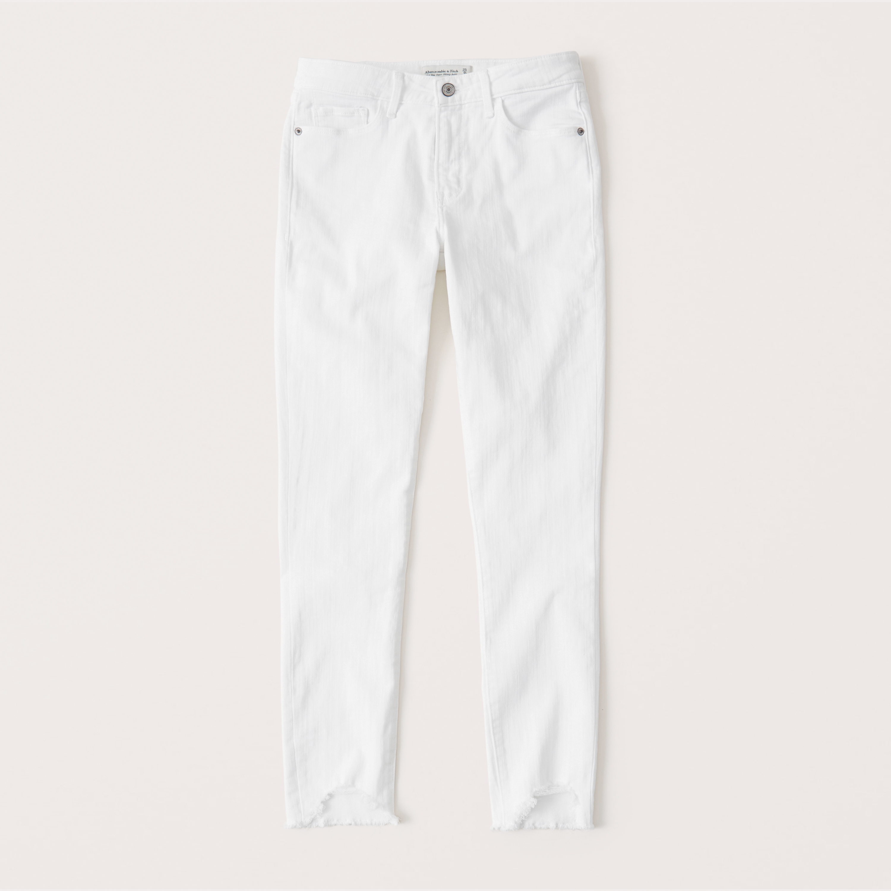 abercrombie and fitch mid rise super skinny ankle jeans