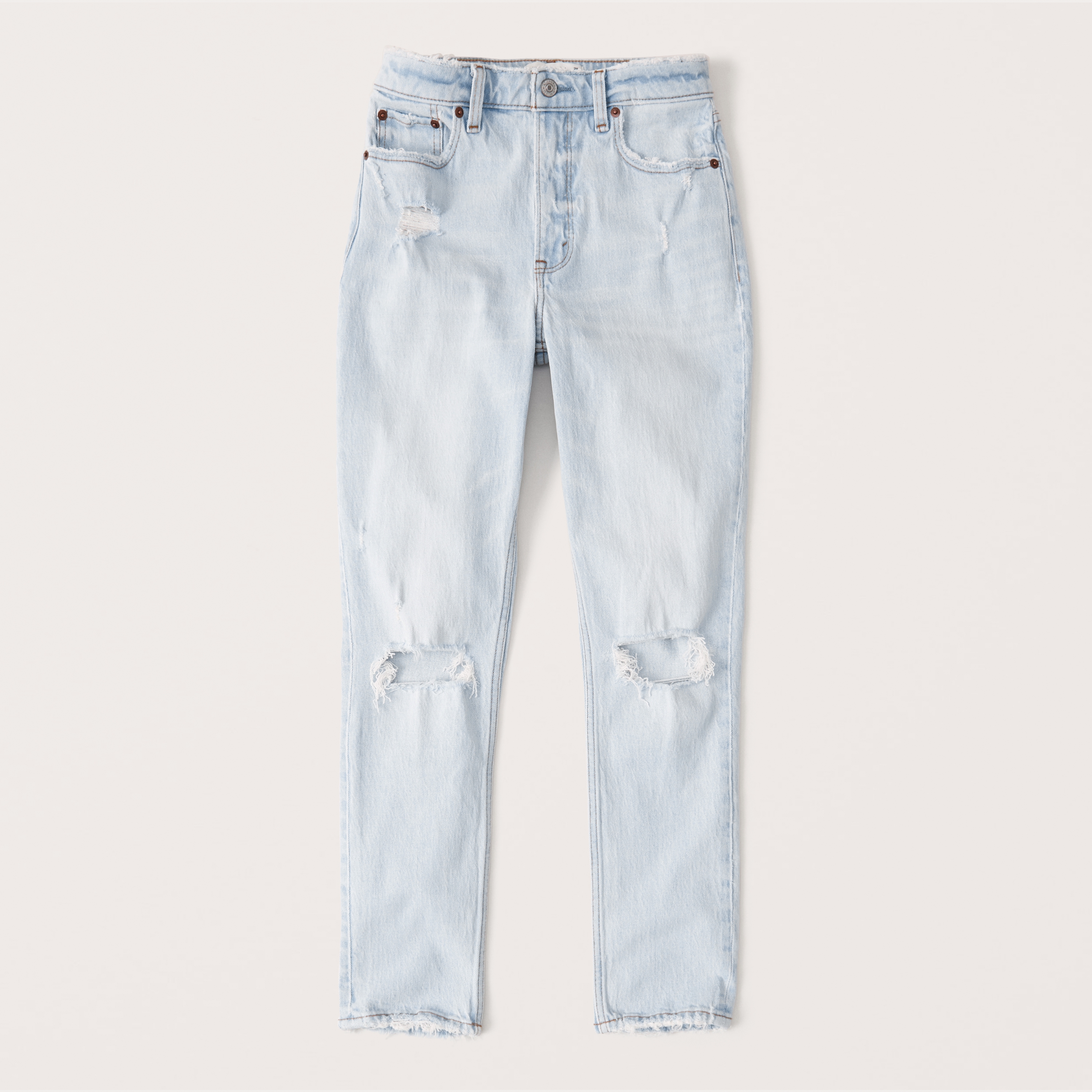 abercrombie and fitch white jeans