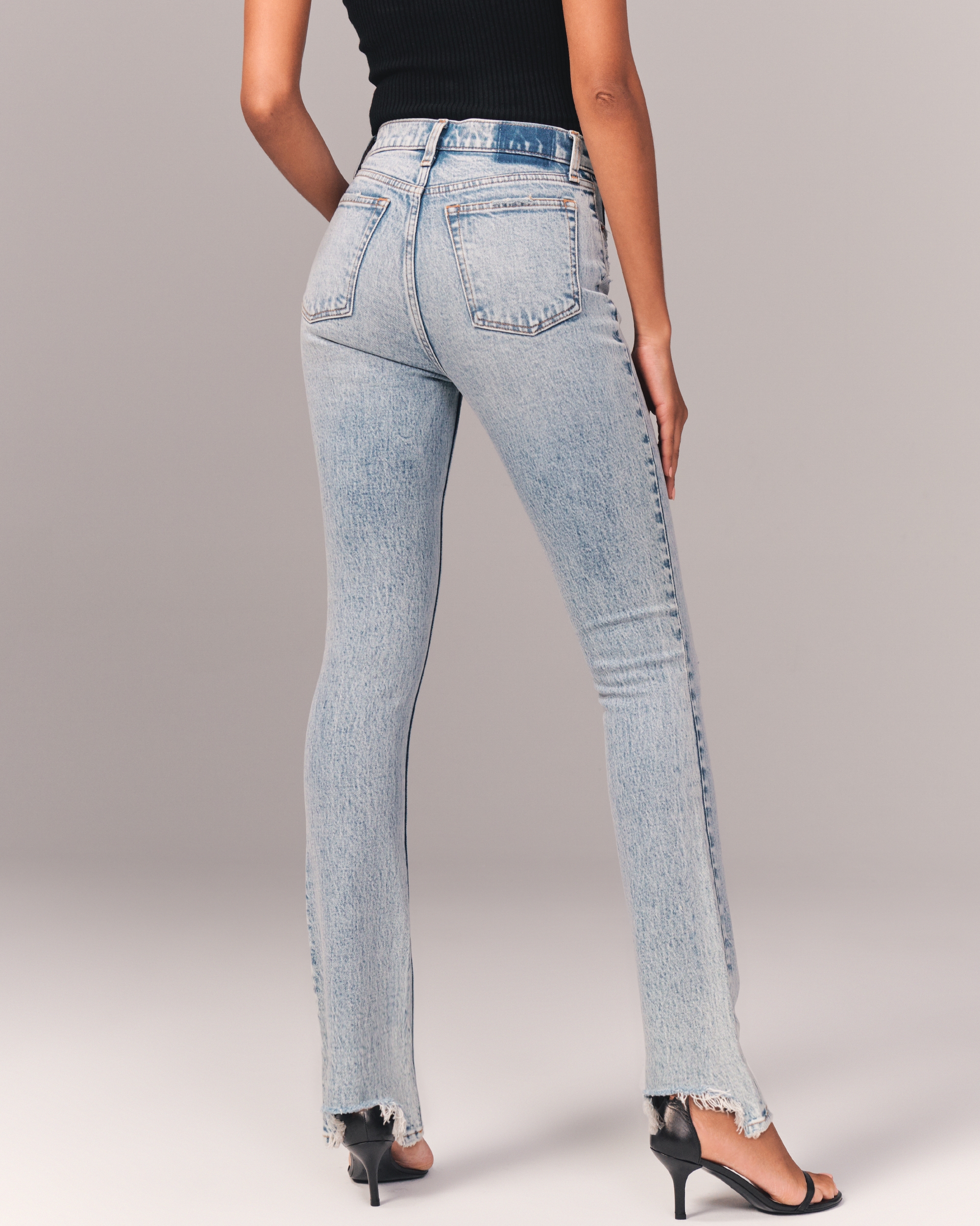 abercrombie 90s high rise skinny jeans