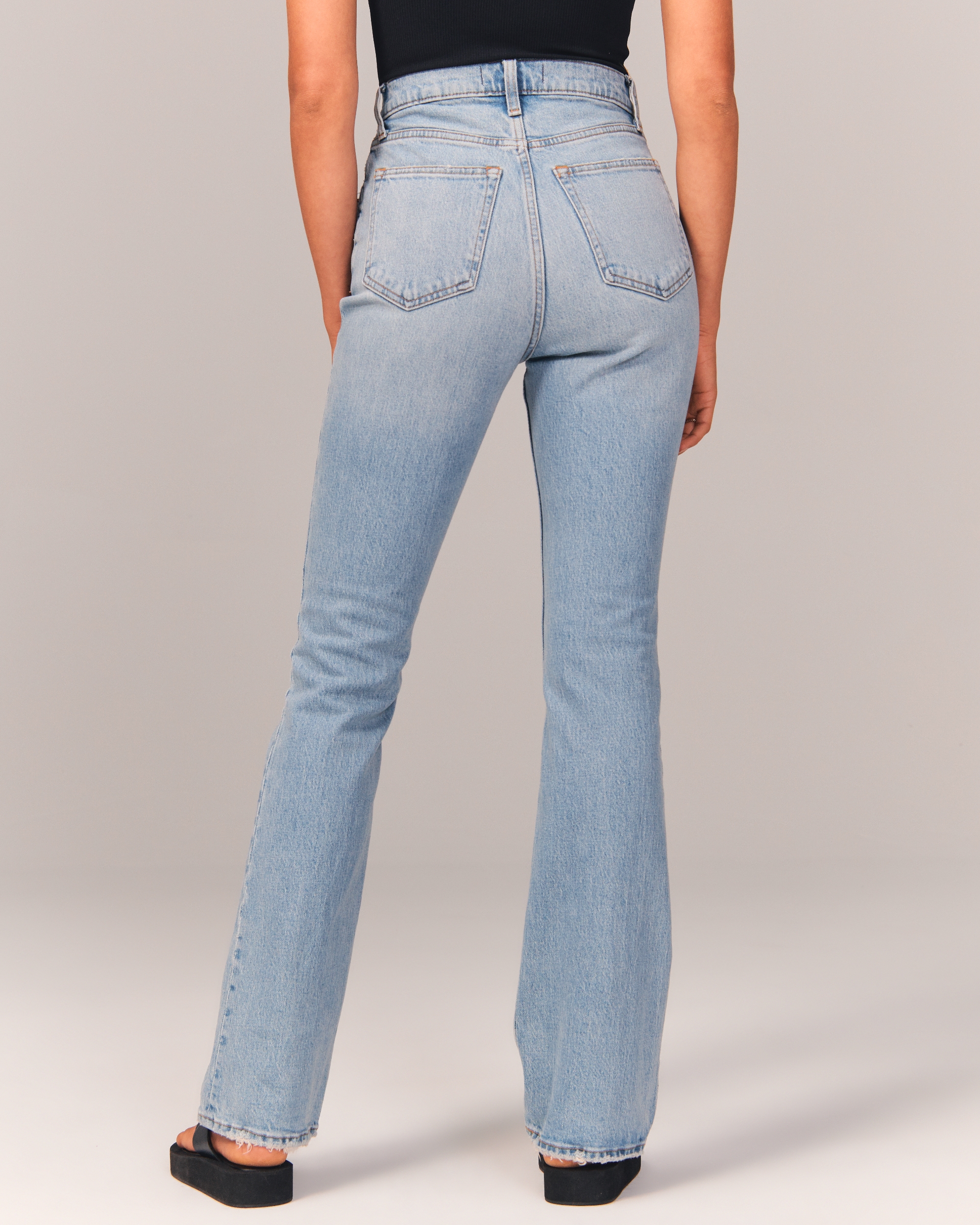 ultra high rise vintage flare jeans