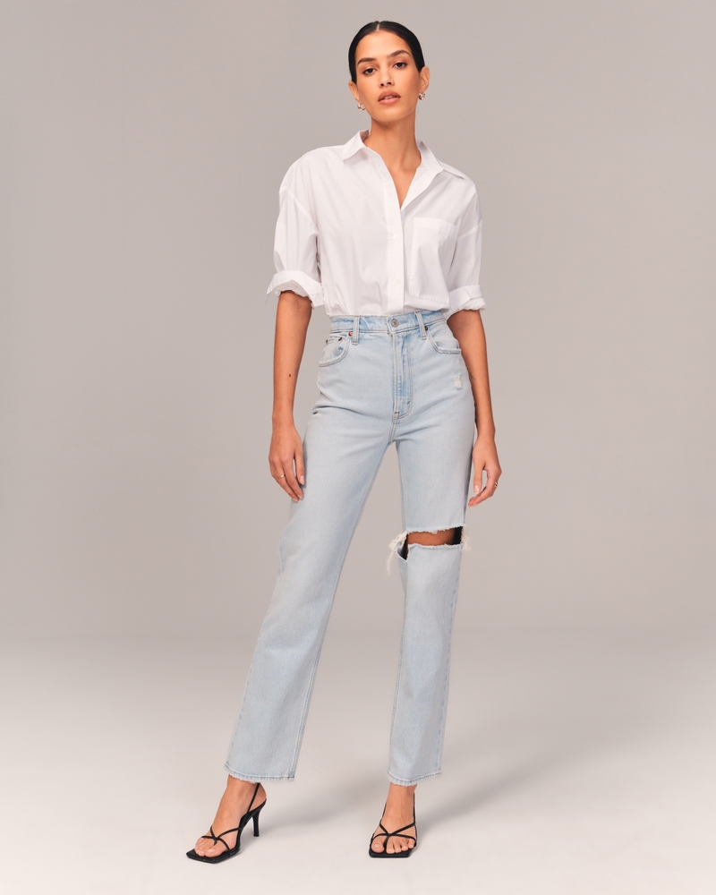 The Cutest One Shouldered, Ruffled Top On Sale For $38 + These Amazing  AGOLDE Jean Dupes