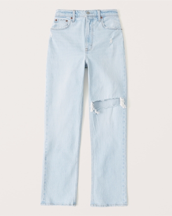 90s ultra high rise jeans abercrombie