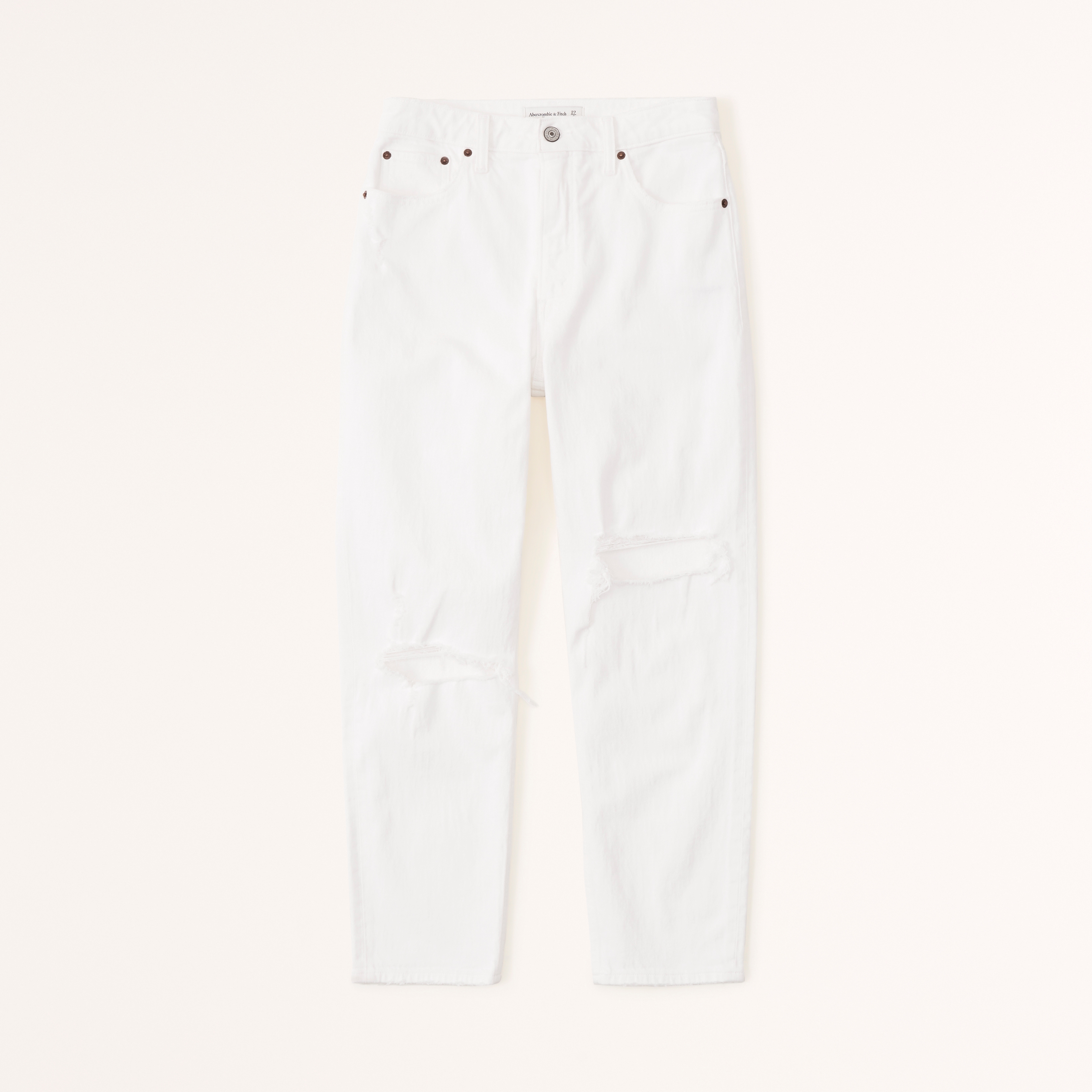 high rise ankle mom jeans abercrombie