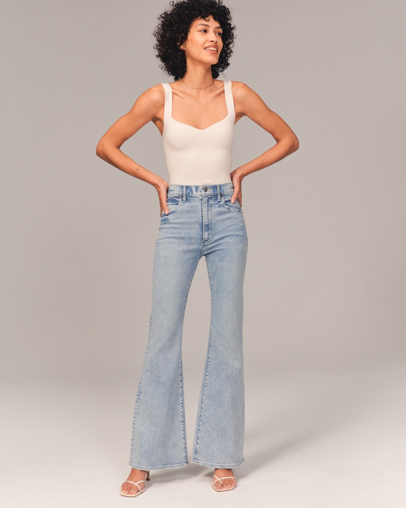 Women's Ultra High Rise Stretch Flare Jean, Women's Sale
