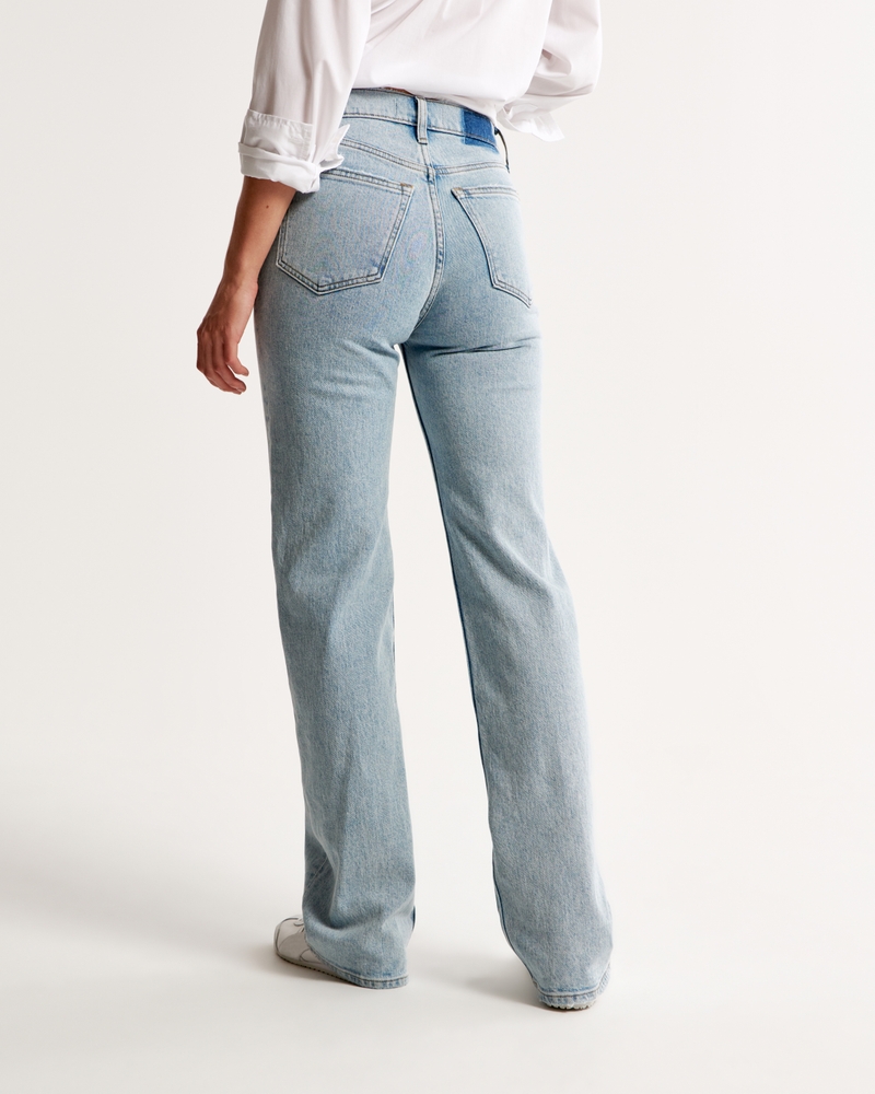 Mujer Jeans holgados estilo años 90 con tiro alto, Mujer Prendas  inferiores