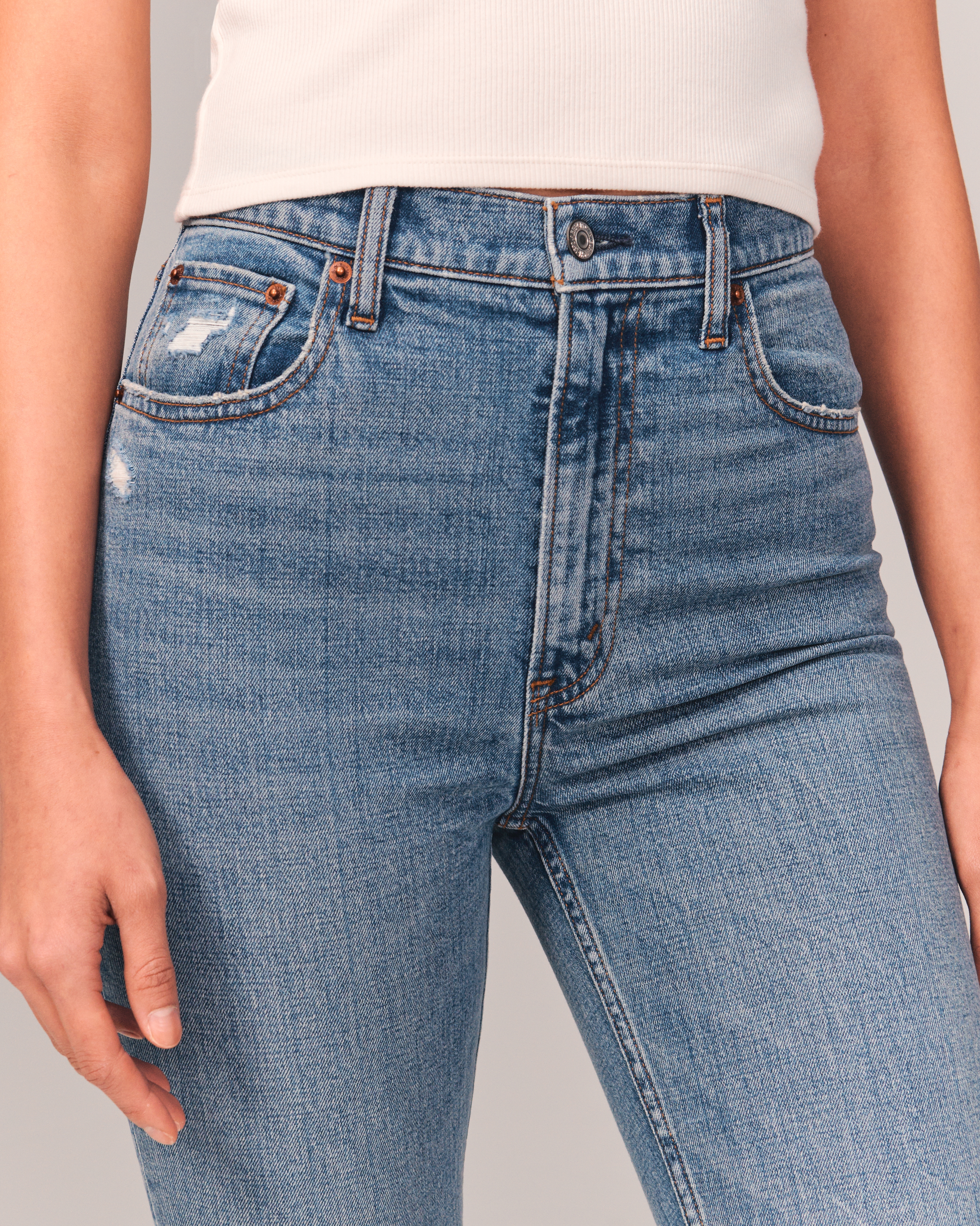 Abercrombie slim best sale straight jeans