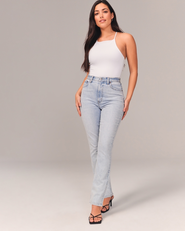 curve love ultra high rise 90s straight jean