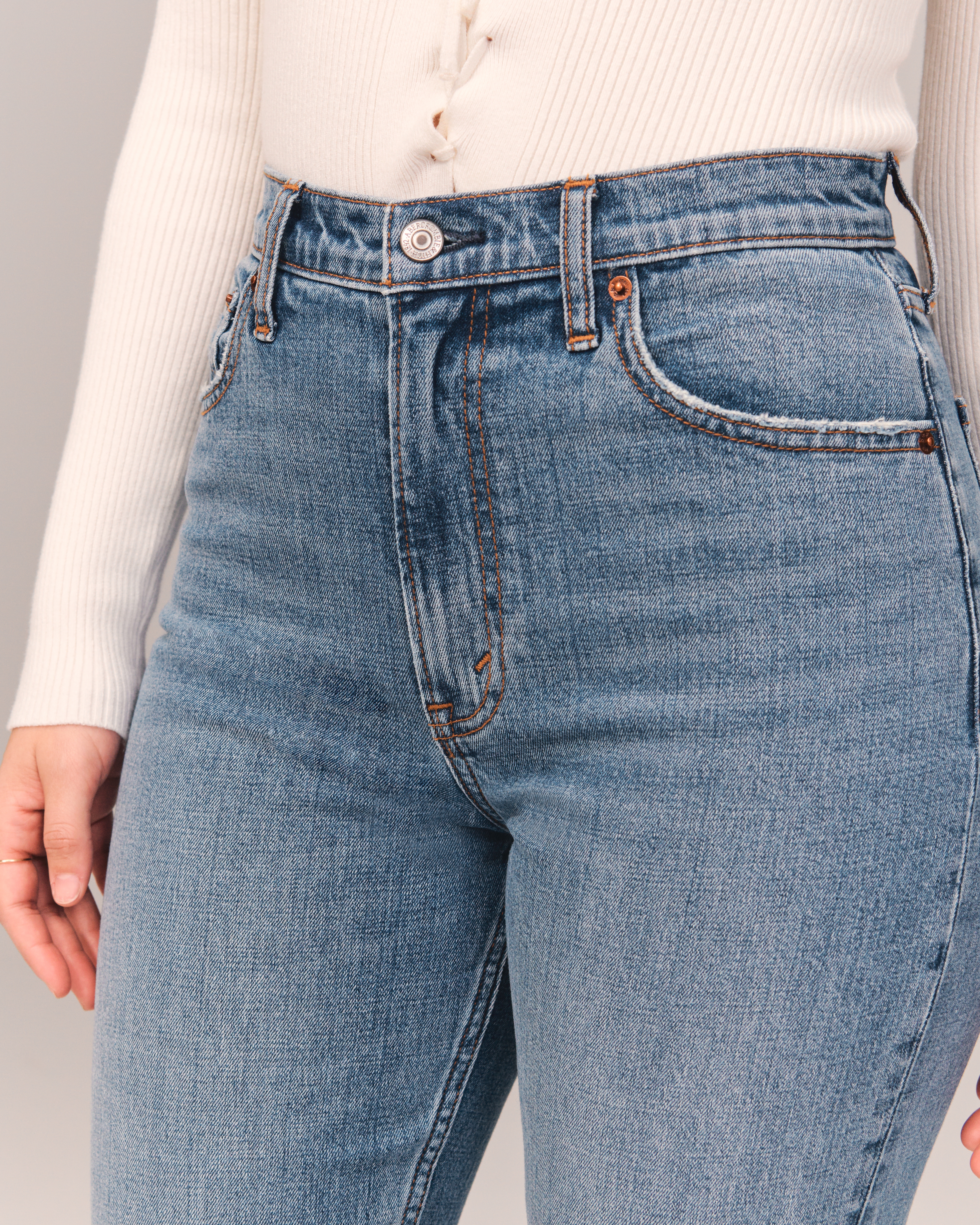 Abercrombie ultra store high rise jeans