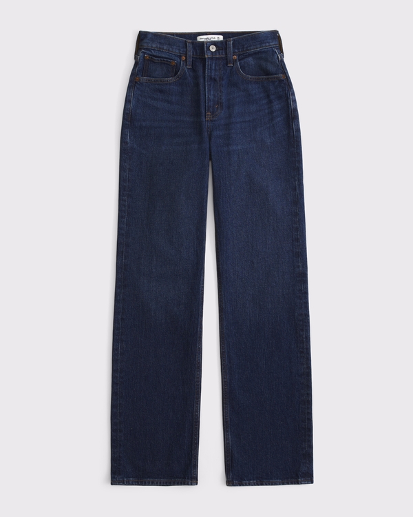 Abbode Curve Love 90s Relaxed Embroidered Jean, Dark view 1