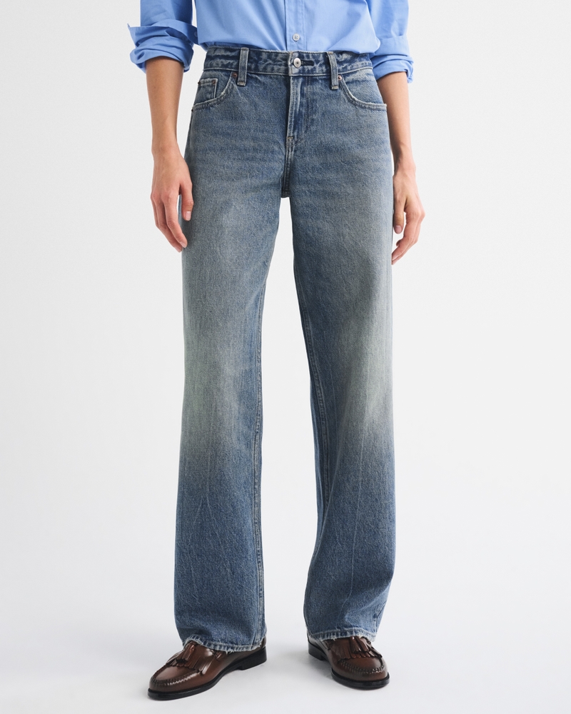 100% Cotton Low Rise Slouchy Straight Jean - thumbnail 4