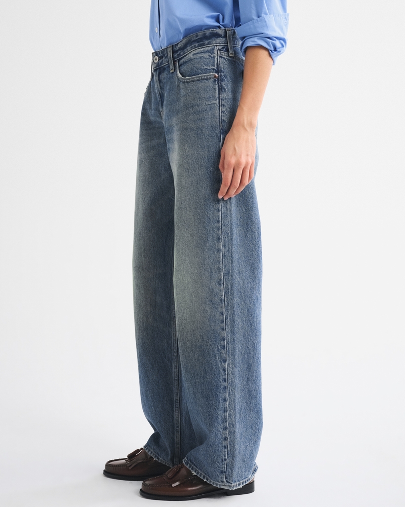 100% Cotton Low Rise Slouchy Straight Jean - thumbnail 6