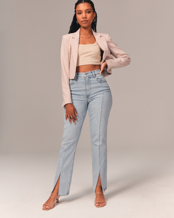 curve love ultra high rise 90s straight jean
