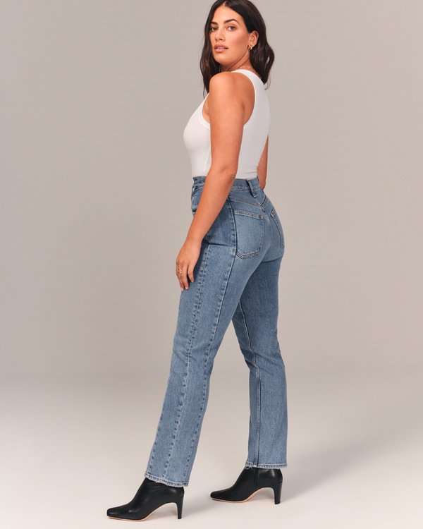 curve love ultra high rise 90s straight jean