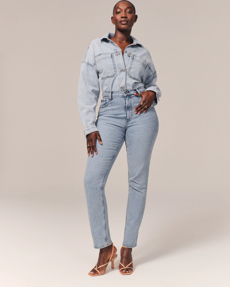 Curve Love Ultra High Rise 90s Slim Straight Jean