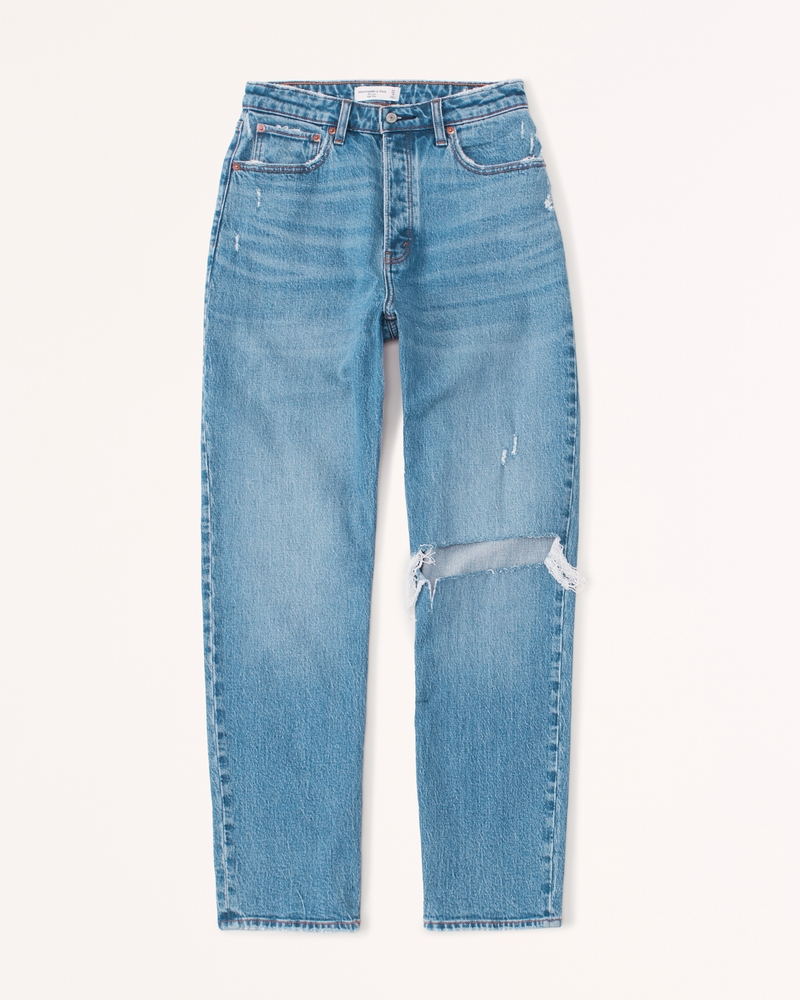 Women's Curve Love High Rise Dad Jean | Women's Sale | Abercrombie.com