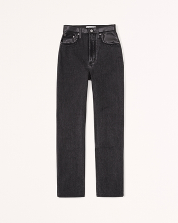 XLJ High Rise Wide Leg Ripped Jean Mixed - Amersfoort