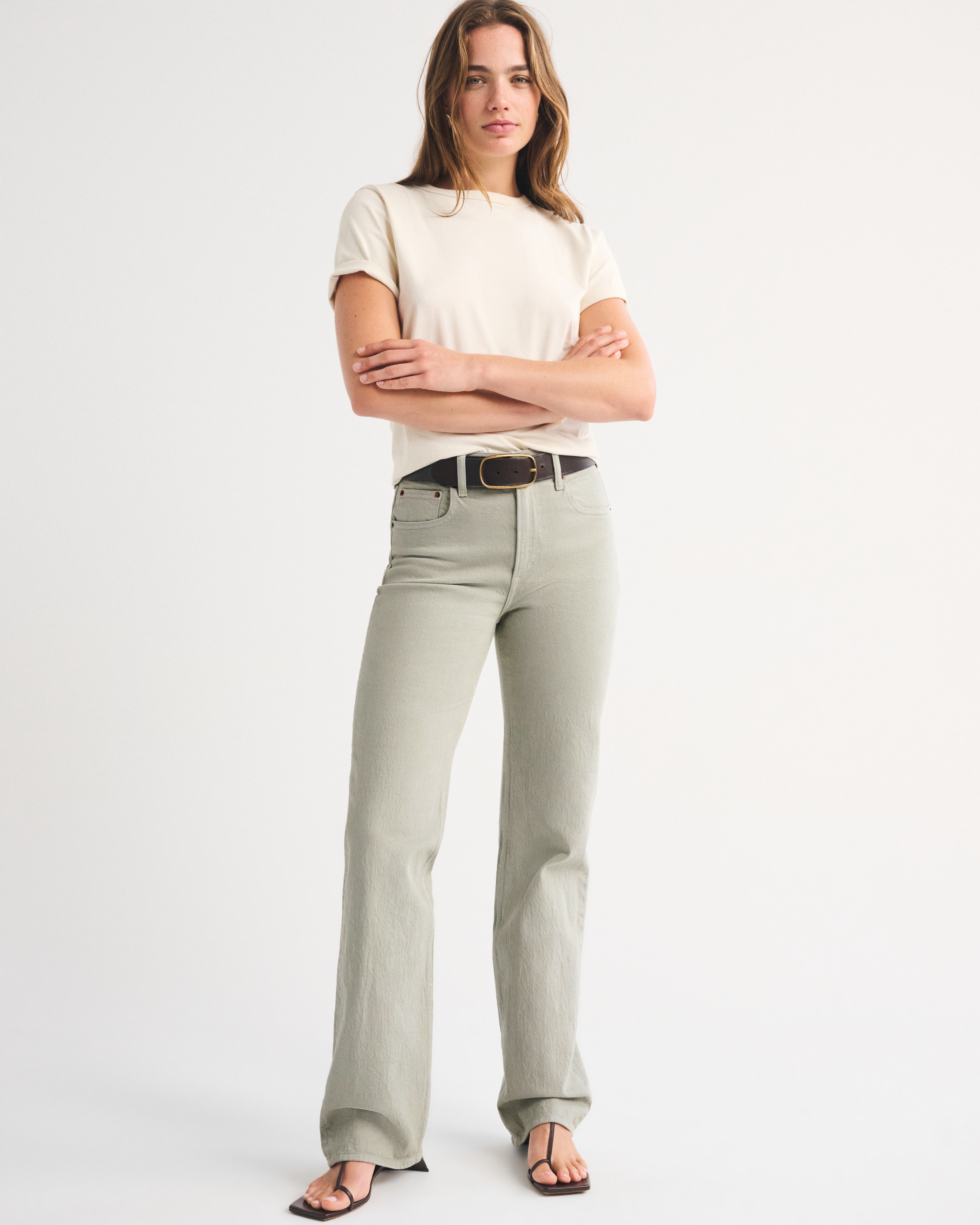 Женские джинсы Abercrombie & Fitch High Rise 90s Relaxed Jean — фото 3