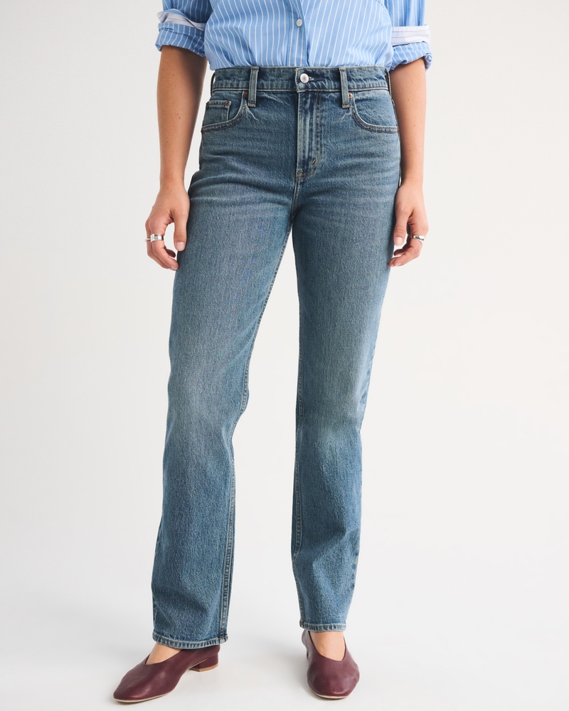 High Rise 90s Straight Jean