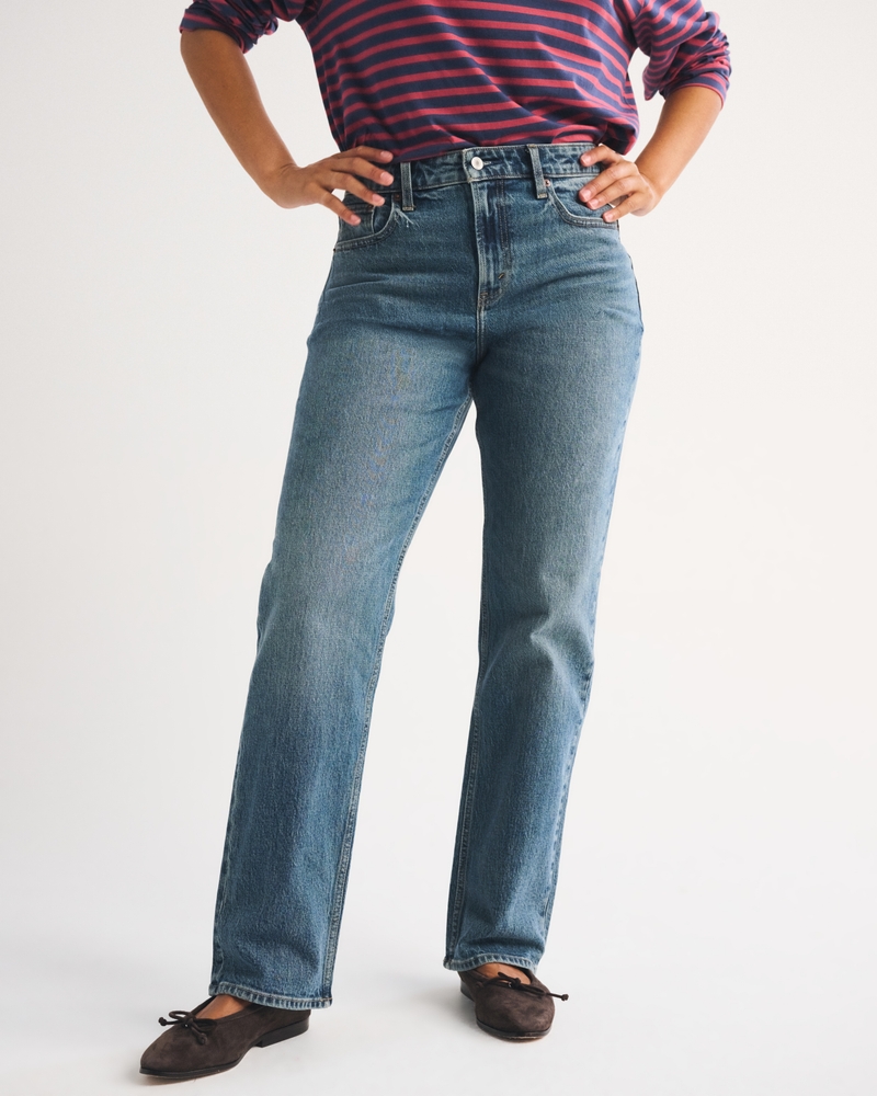 Curve Love High Rise 90s Straight Jean