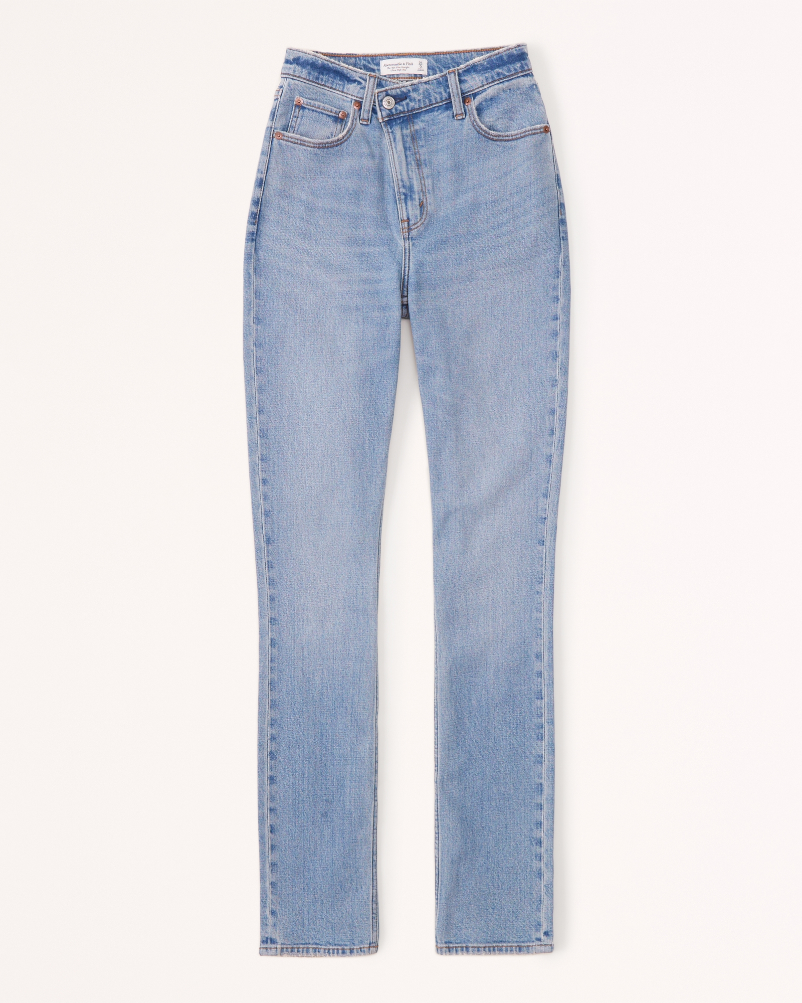 Jeans Amy Straight Fit corte alto