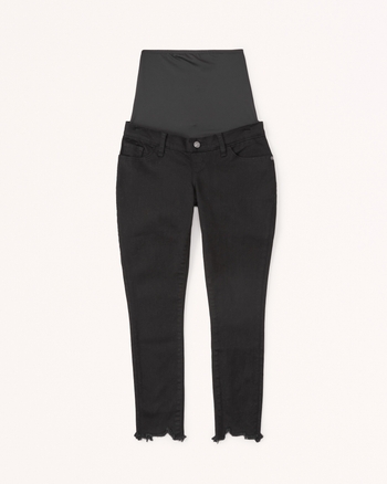 Maternity black ripped hotsell skinny jeans
