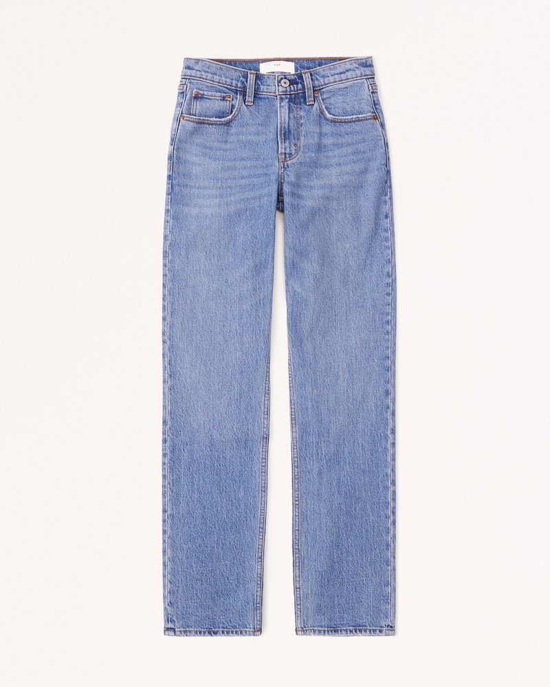 Women's Mid Rise 90s Straight Jean