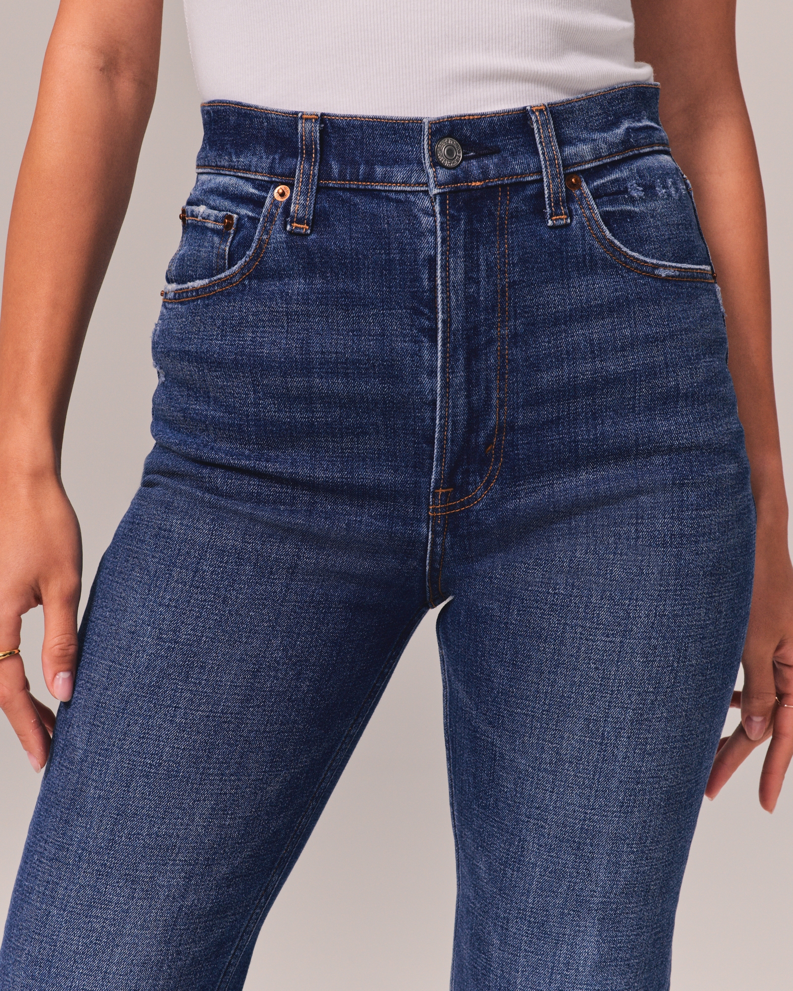 Ultra High Rise Ankle Straight Jean