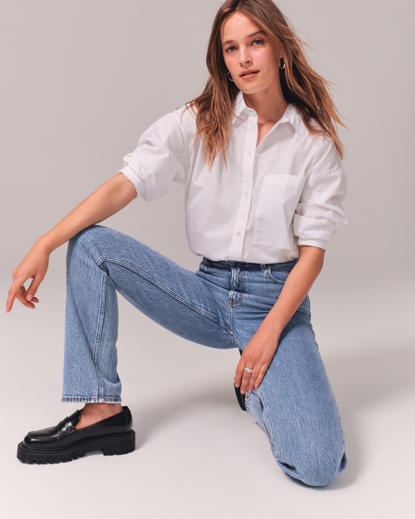 Ultra High Rise 90s Straight Jean