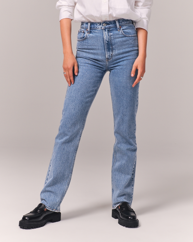 Obsessed: A&F '90s Ultra High-Rise Straight Jeans (A Review) - The