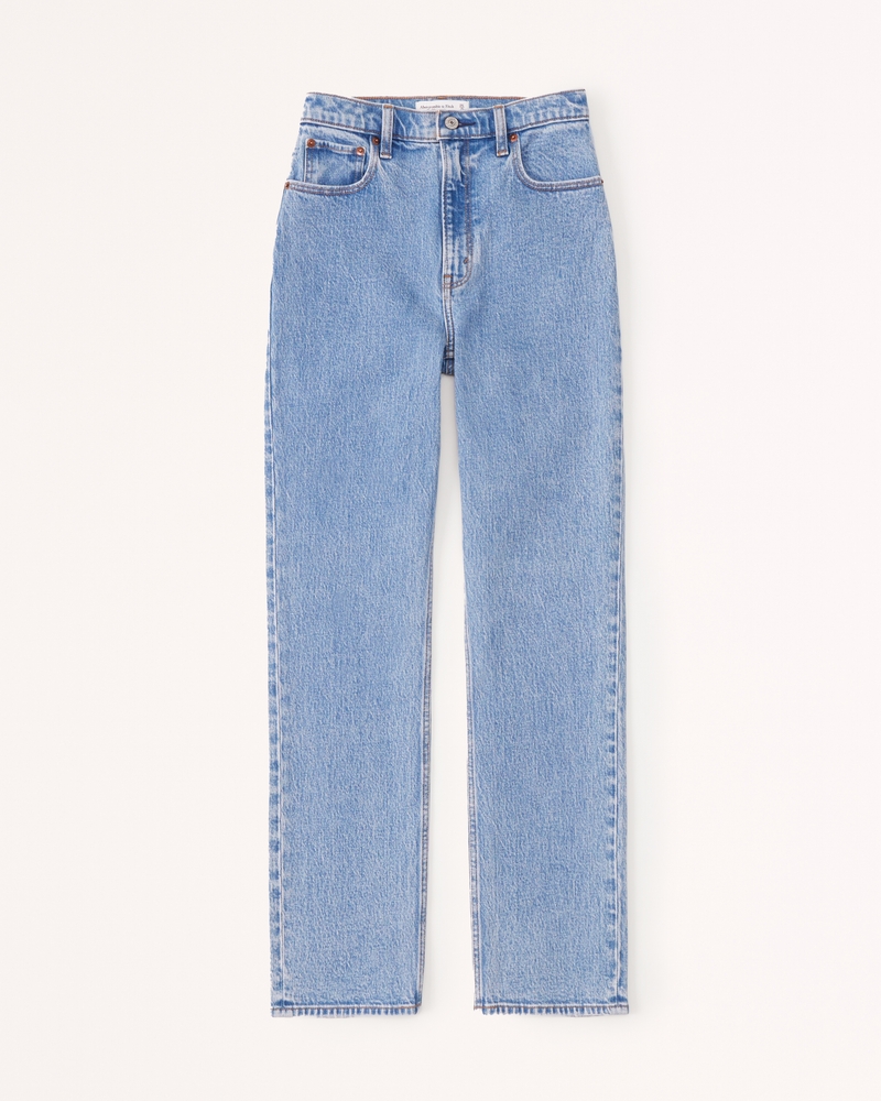Abercrombie & Fitch Ultra High Rise 90s Straight Jean