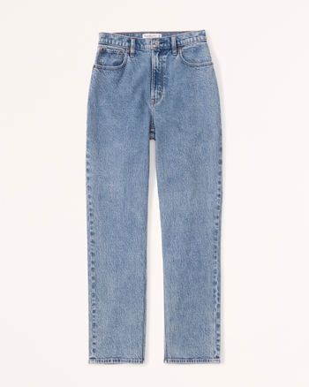 ABERCROMBIE 90s JEANS  every style, side by sides, Curve love vs. regular  fit 