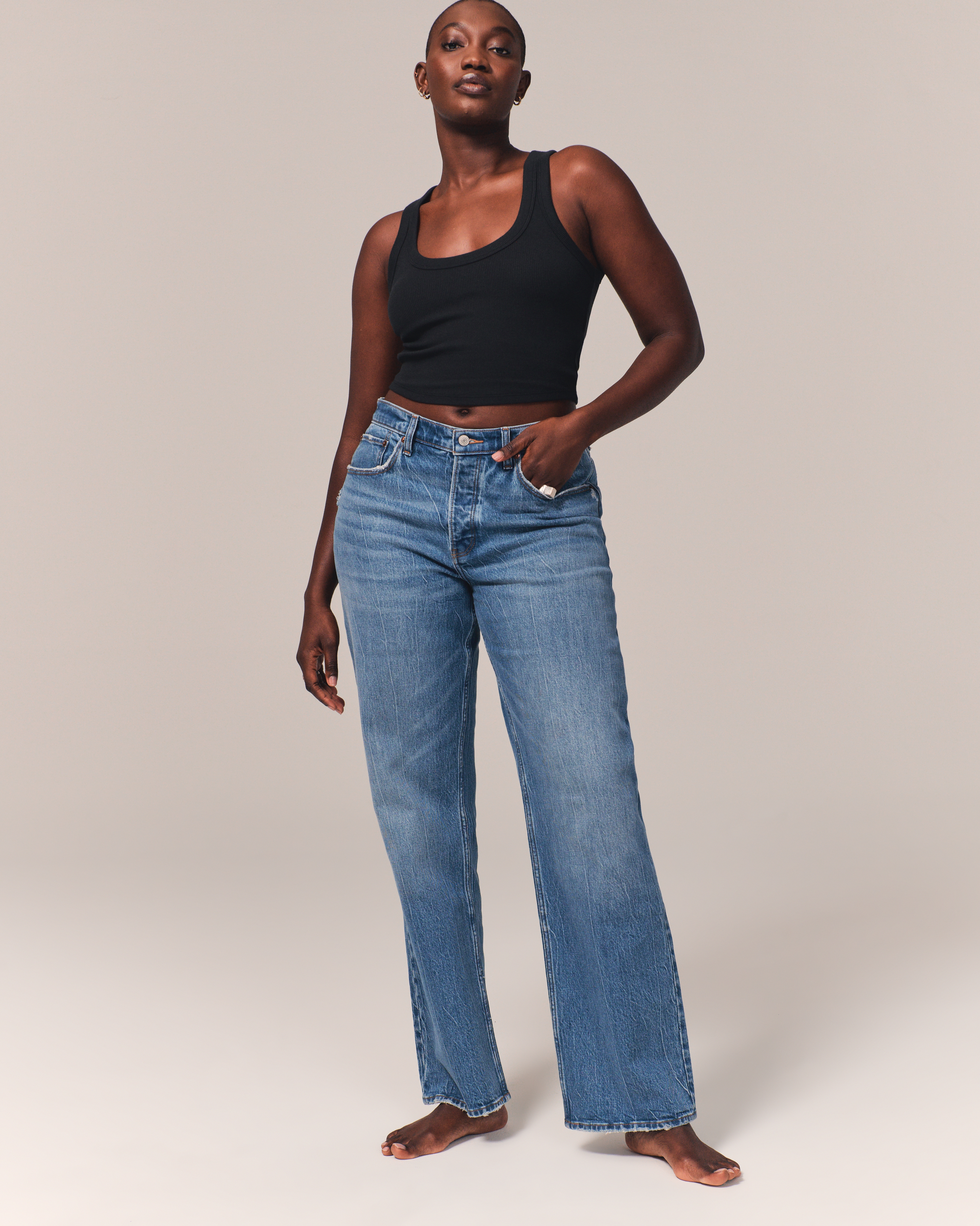 wide leg baggy jeans womens