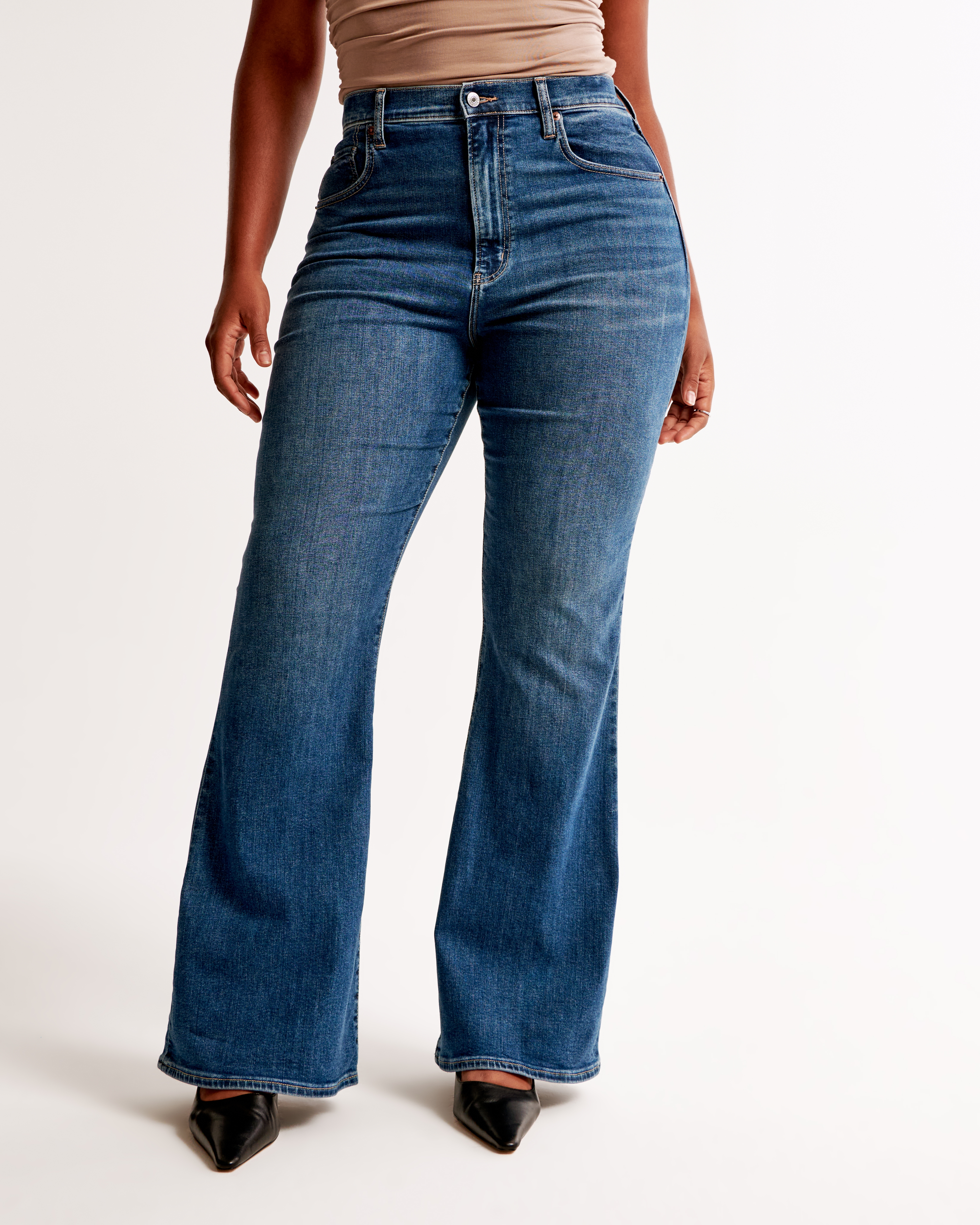 Ultra low rise jeans hot sale womens