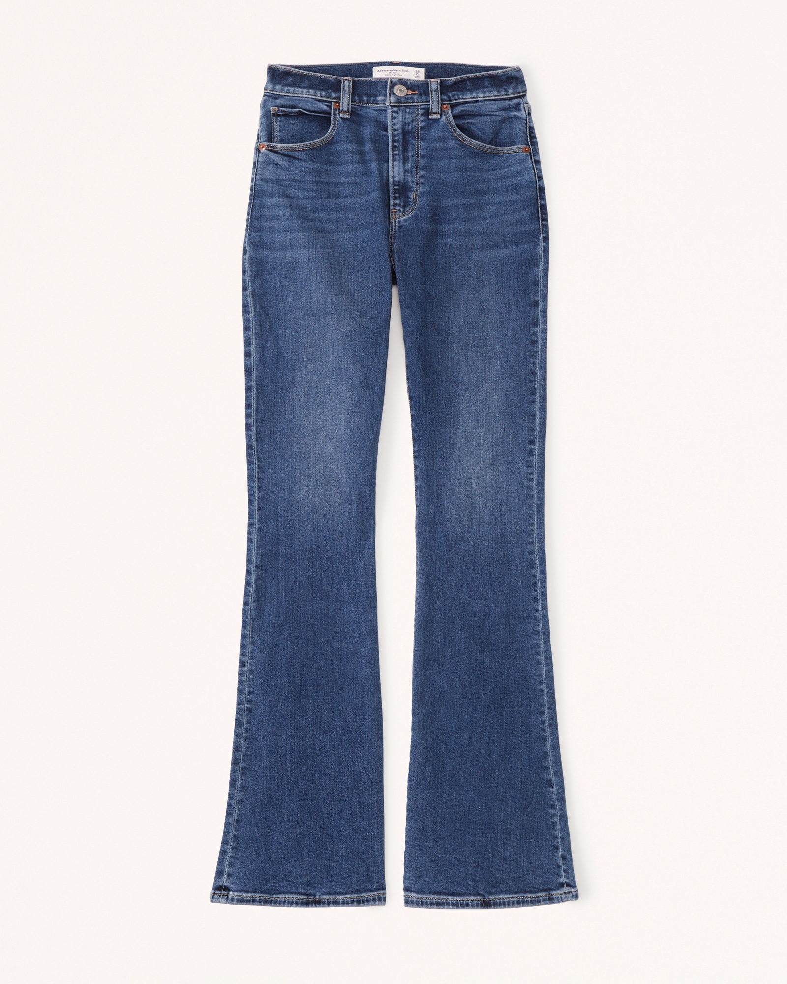 Hollister Co. Cotton/Polyester/Elastane Flare Jeans for Women