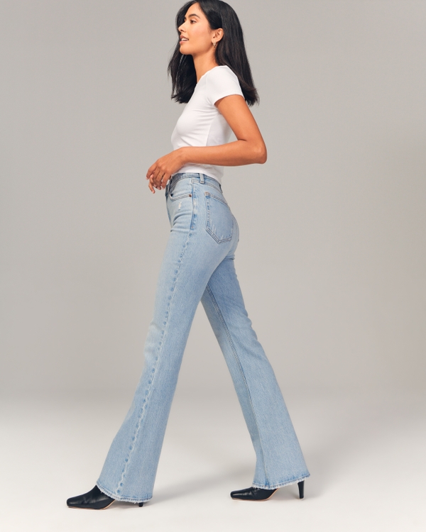 High Rise Vintage Flare Jean, Light