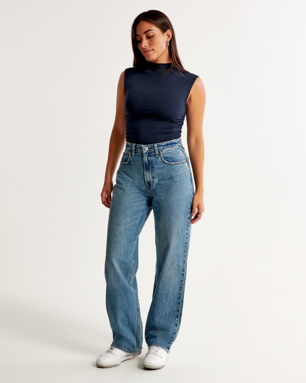 ABERCROMBIE CURVE LOVE JEANS - try-on haul size 27 (unsponsored) 